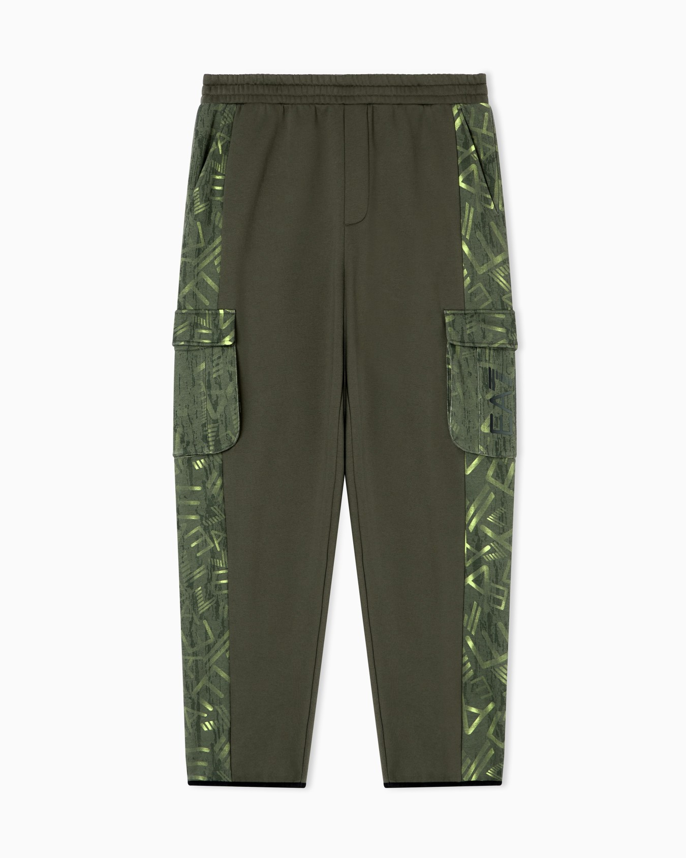 Graphic Series cotton jersey cargo trousers Slide 0