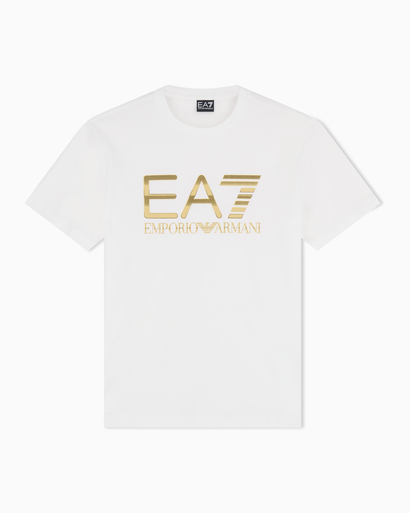 Logo Series cotton T-shirt with oversized logo Slide 0