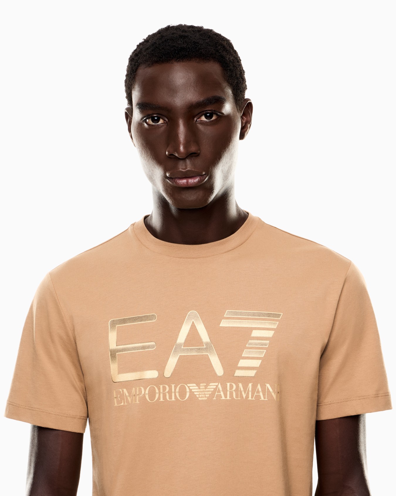 T-shirt Logo Series en coton avec grand logo Diapositive 4