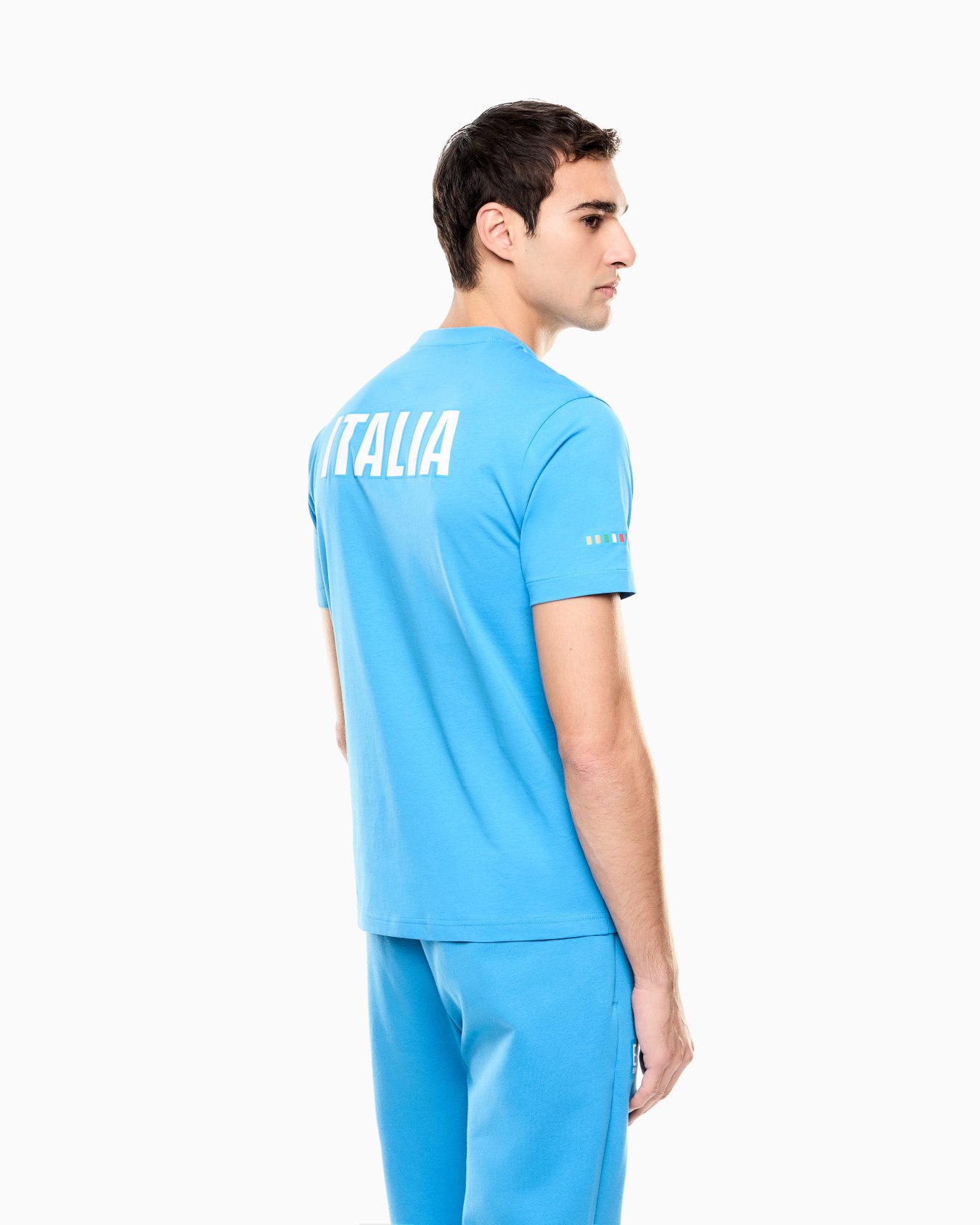 FISI Collection stretch-jersey crew-neck T-shirt Slide 2