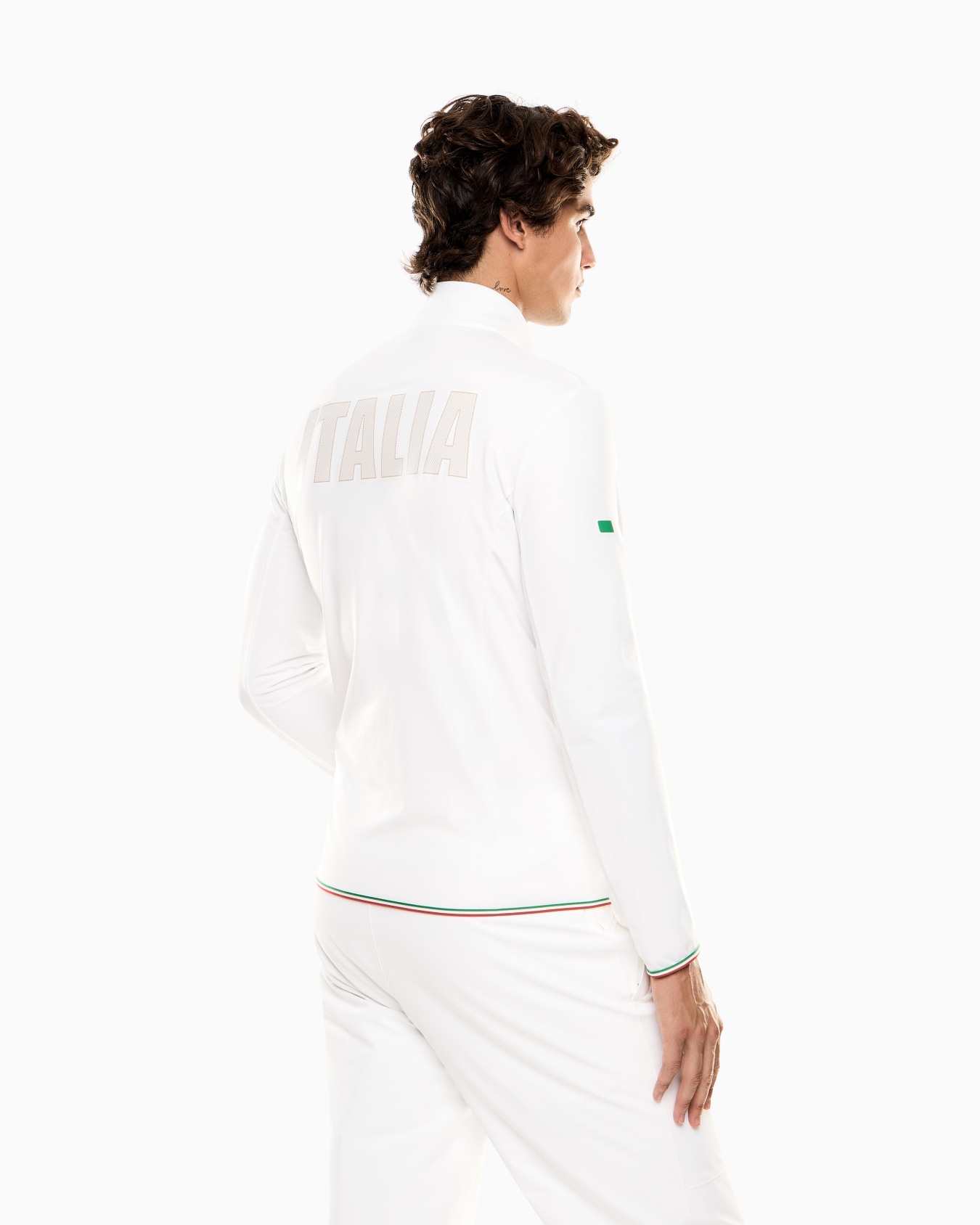 Italia Team Milano Cortina 2026 T-Top da sci in tessuto Powerstretch Slide 2