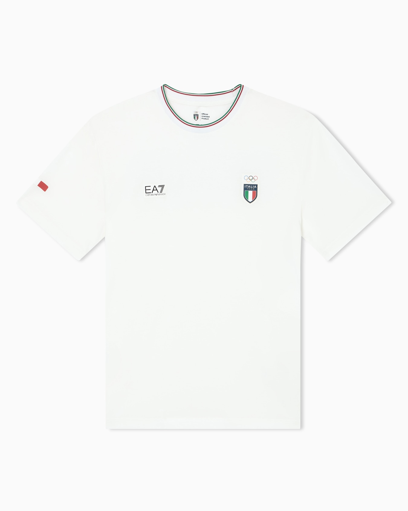 Italia Team Milano Cortina 2026 T-shirt girocollo a manica corta in jersey stretch Slide 0