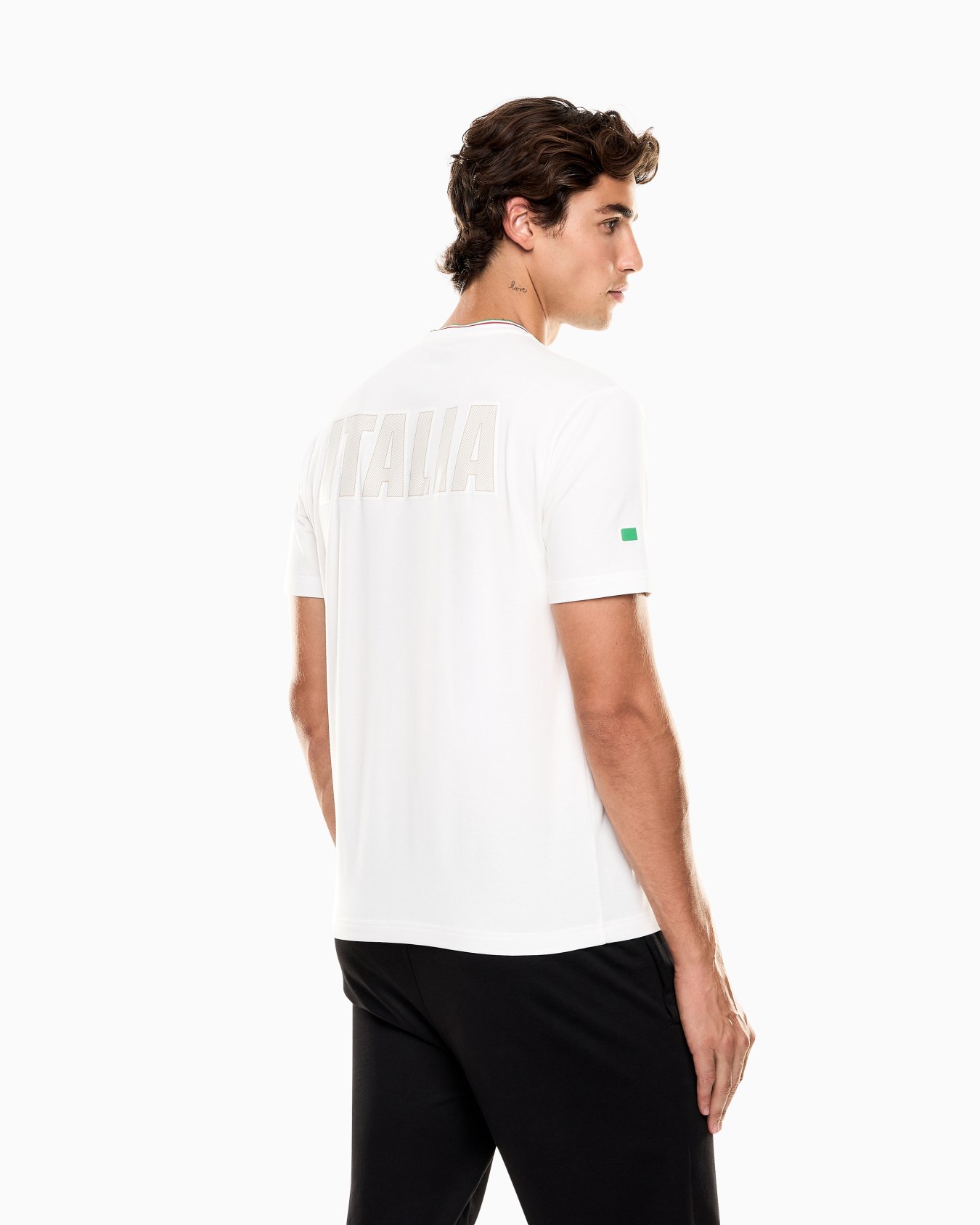 Italia Team Milano Cortina 2026 T-shirt girocollo a manica corta in jersey stretch Slide 2