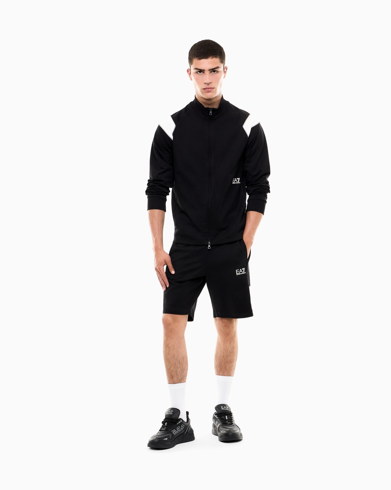 Core Identity cotton Bermuda shorts Slide 1