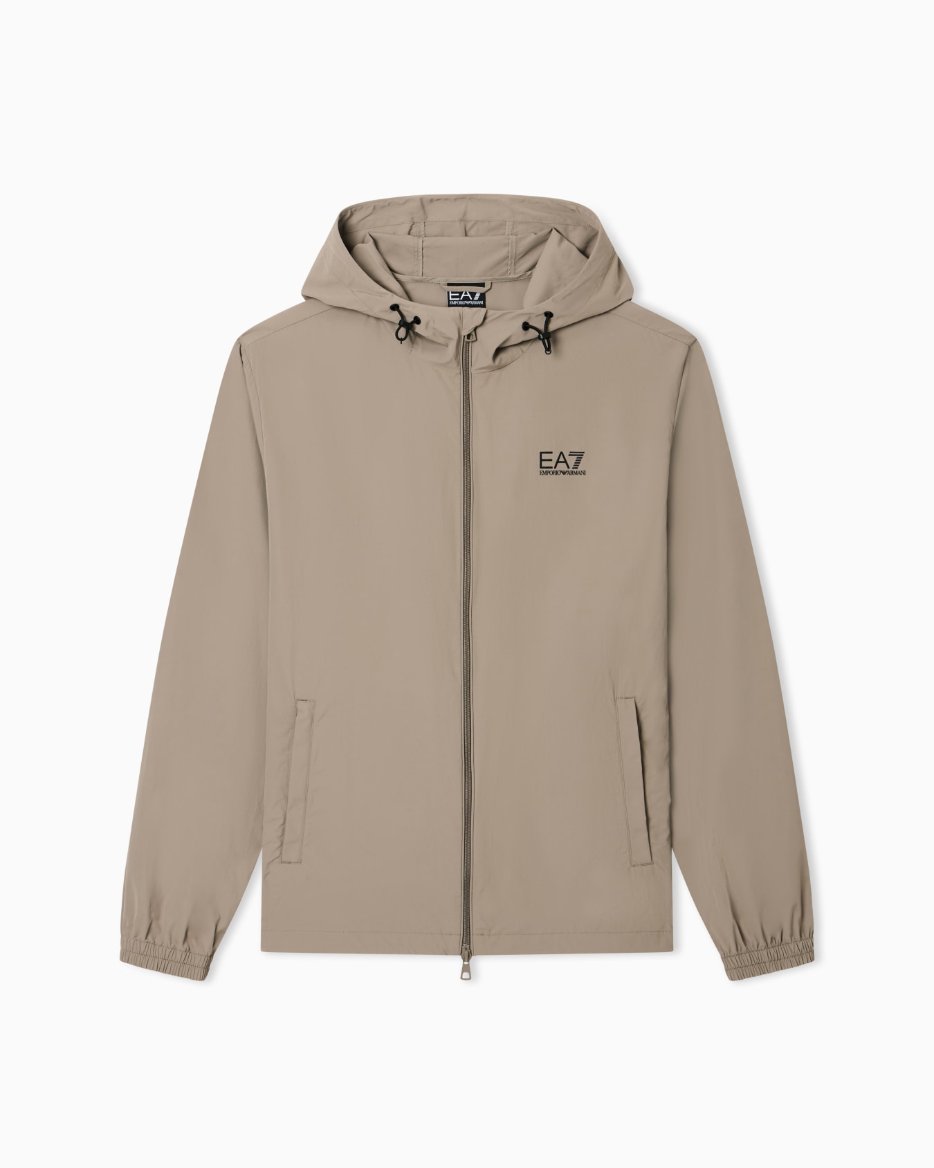 Core Identity nylon hooded sweatshirt Slide 0