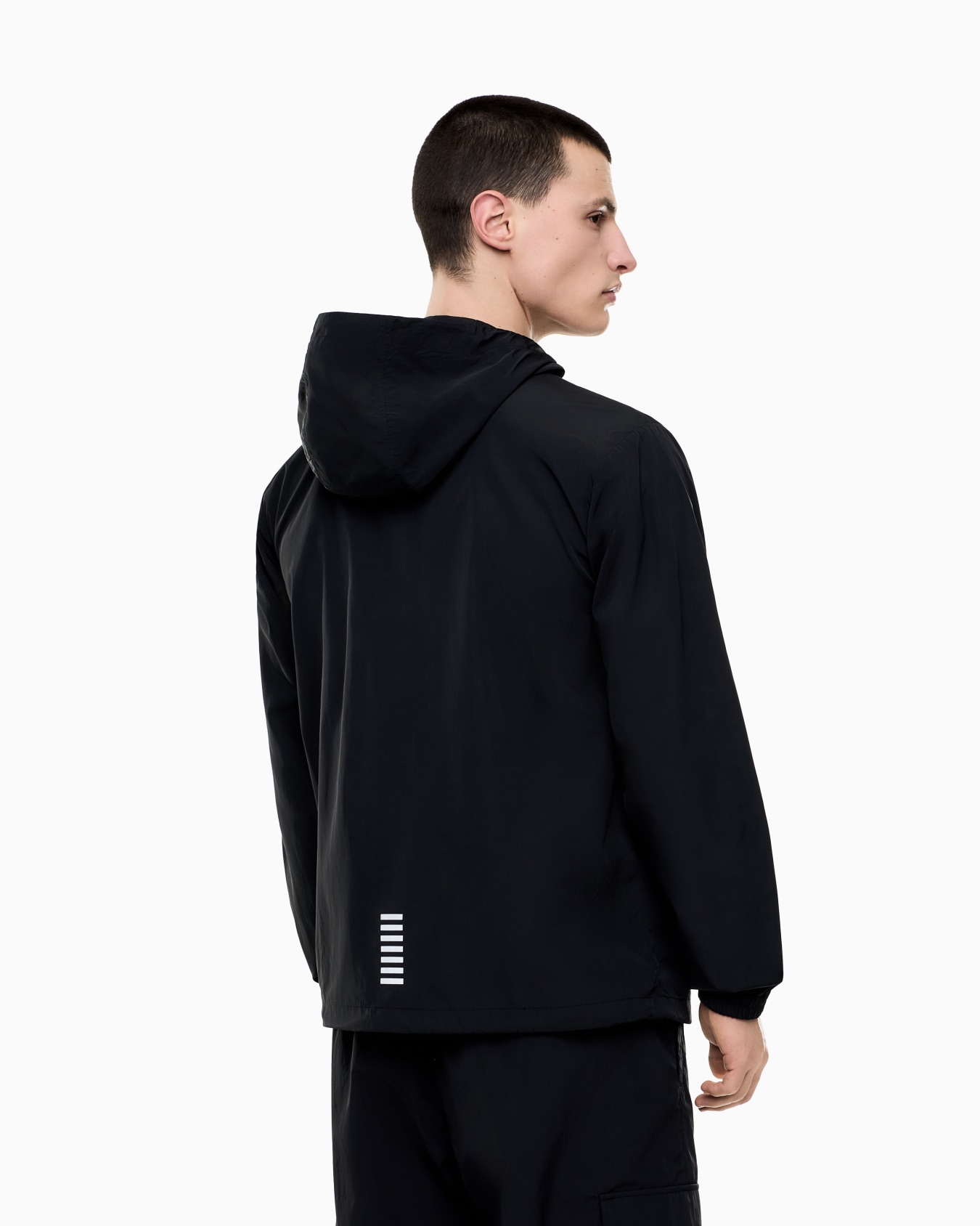 Core Identity nylon hooded sweatshirt Slide 2