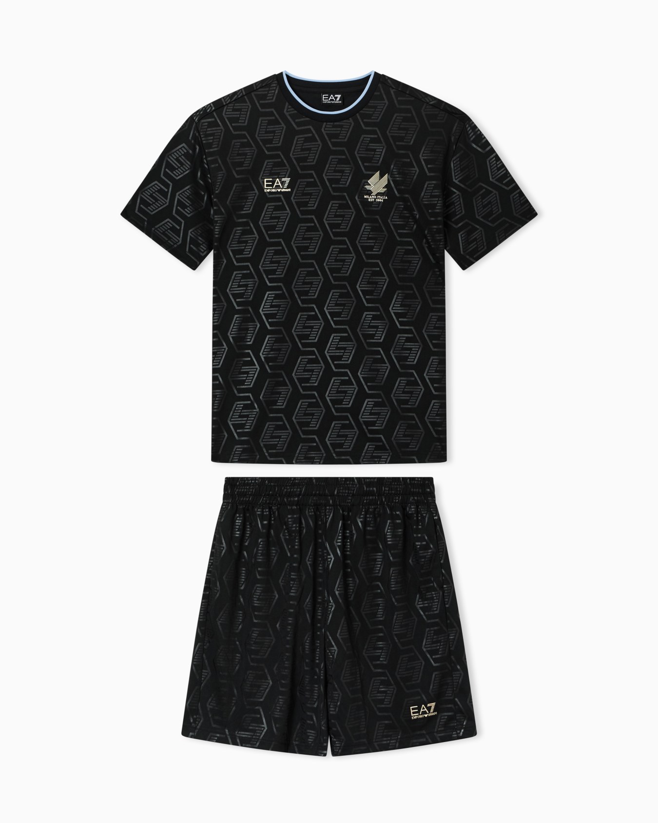 Conjunto de camiseta y pantalones cortos de punto Soccer Diapositiva 0