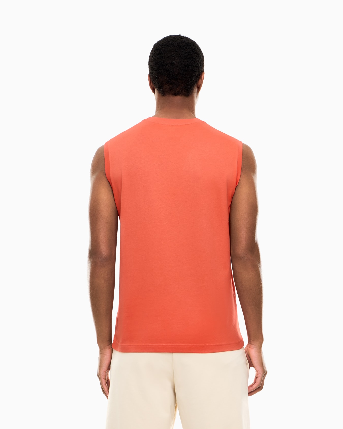 Visibility tank top in cotton jersey Slide 3