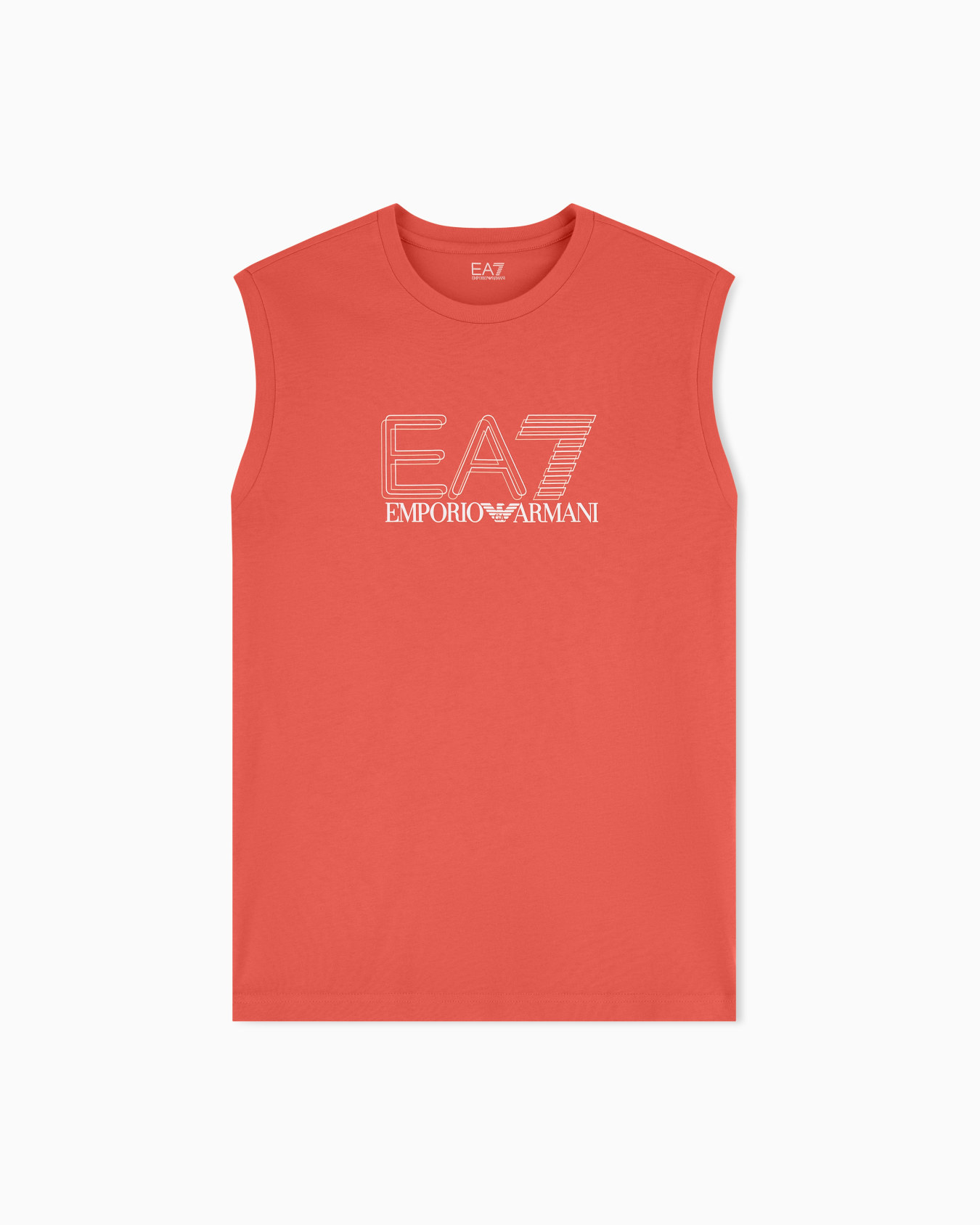 Visibility tank top in cotton jersey Slide 0