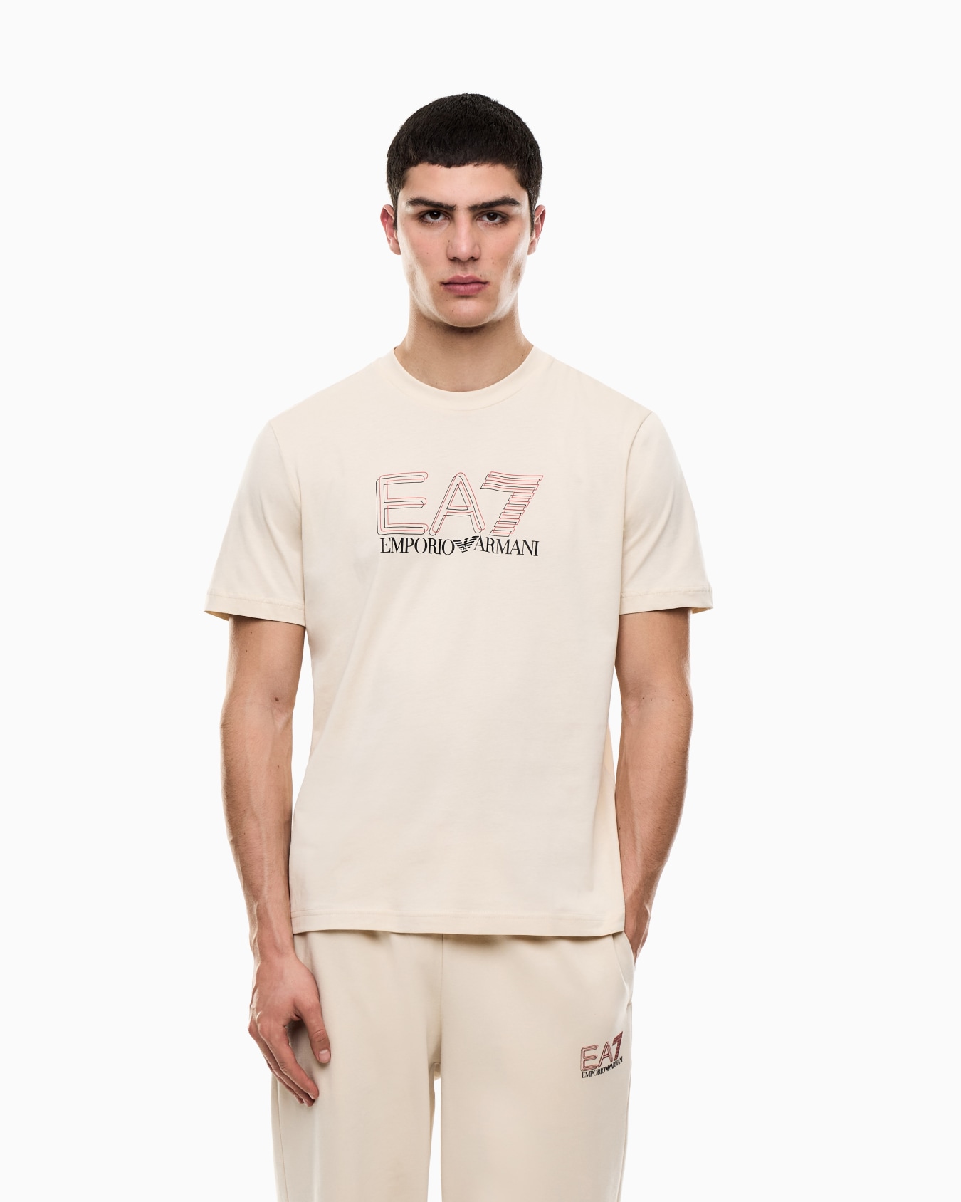 Visibility cotton-jersey crew-neck T-shirt Slide 3