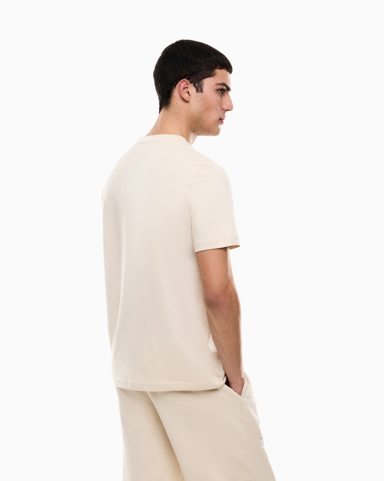 Visibility cotton-jersey crew-neck T-shirt Slide 2
