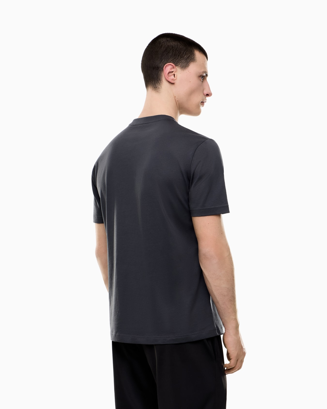 Visibility cotton-jersey crew-neck T-shirt Slide 2