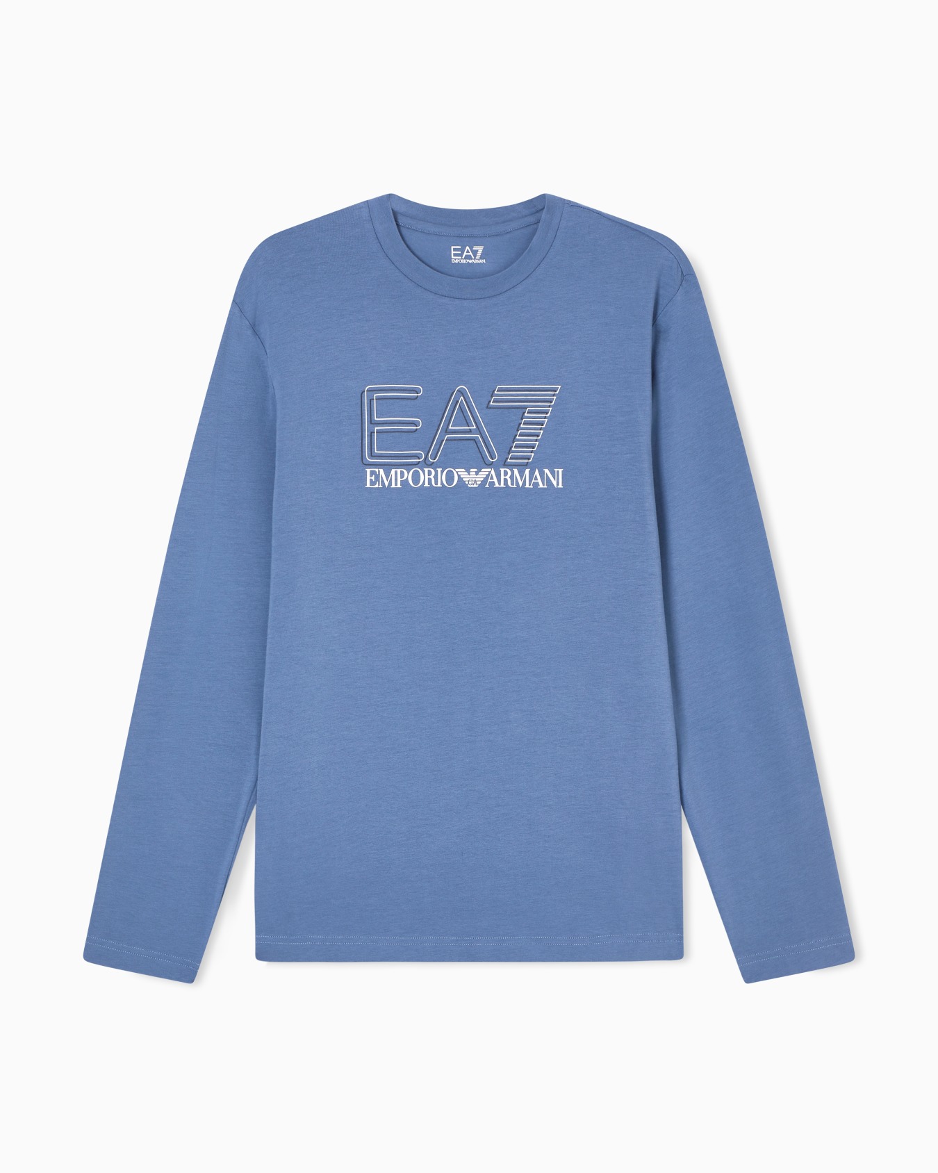 Camiseta de manga larga de punto de algodón elástico Visibility Diapositiva 0