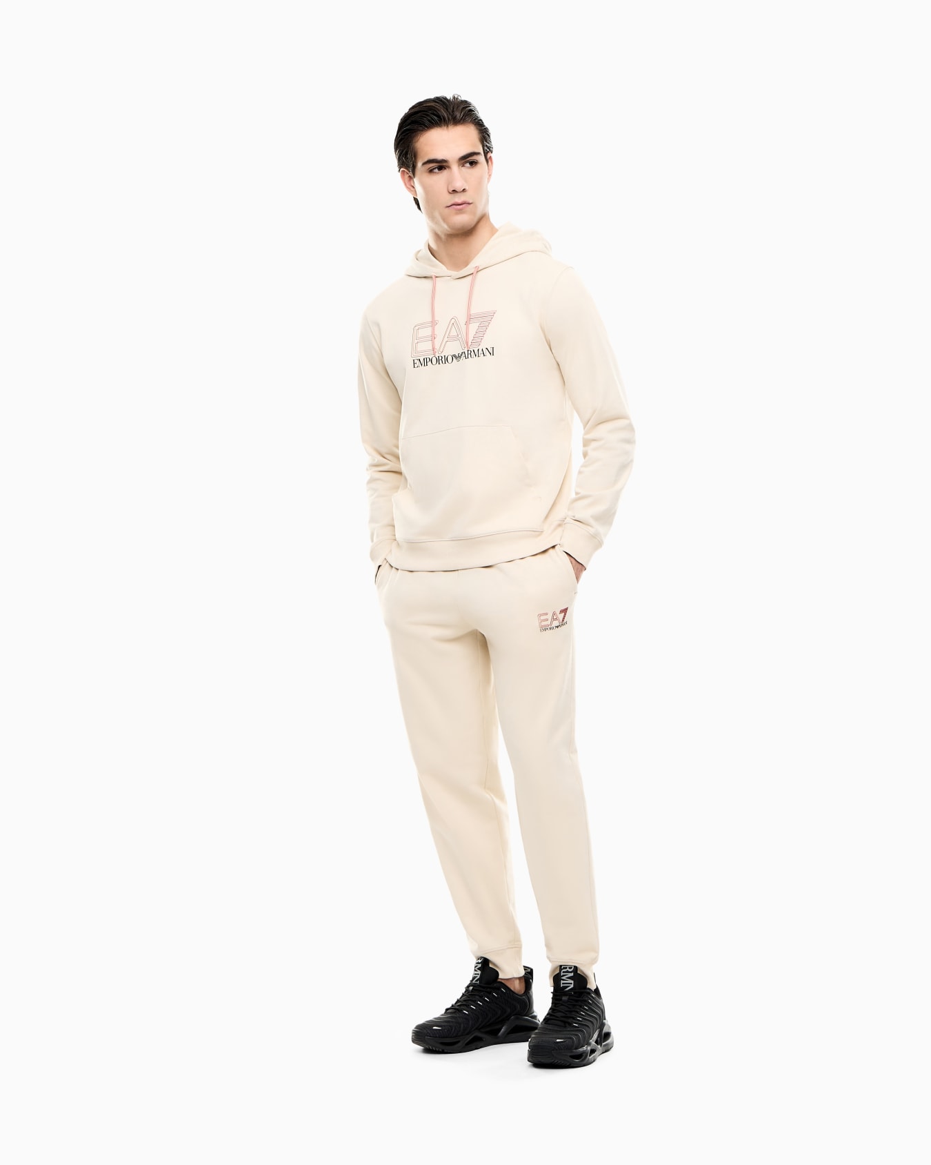 Pure cotton hooded sweatshirt Slide 1