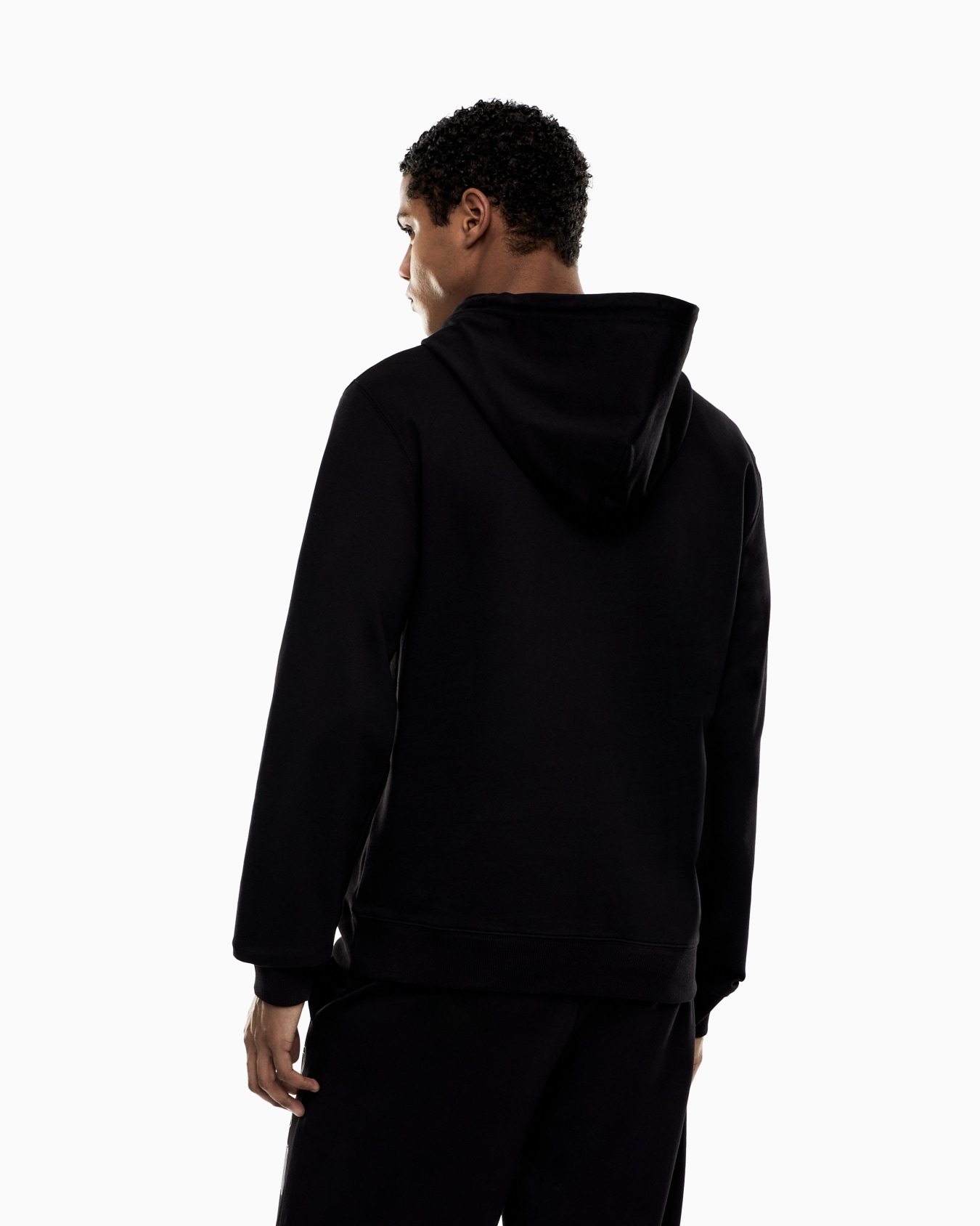 フード付きスウェットシャツ ピュアコットン スライドする 2