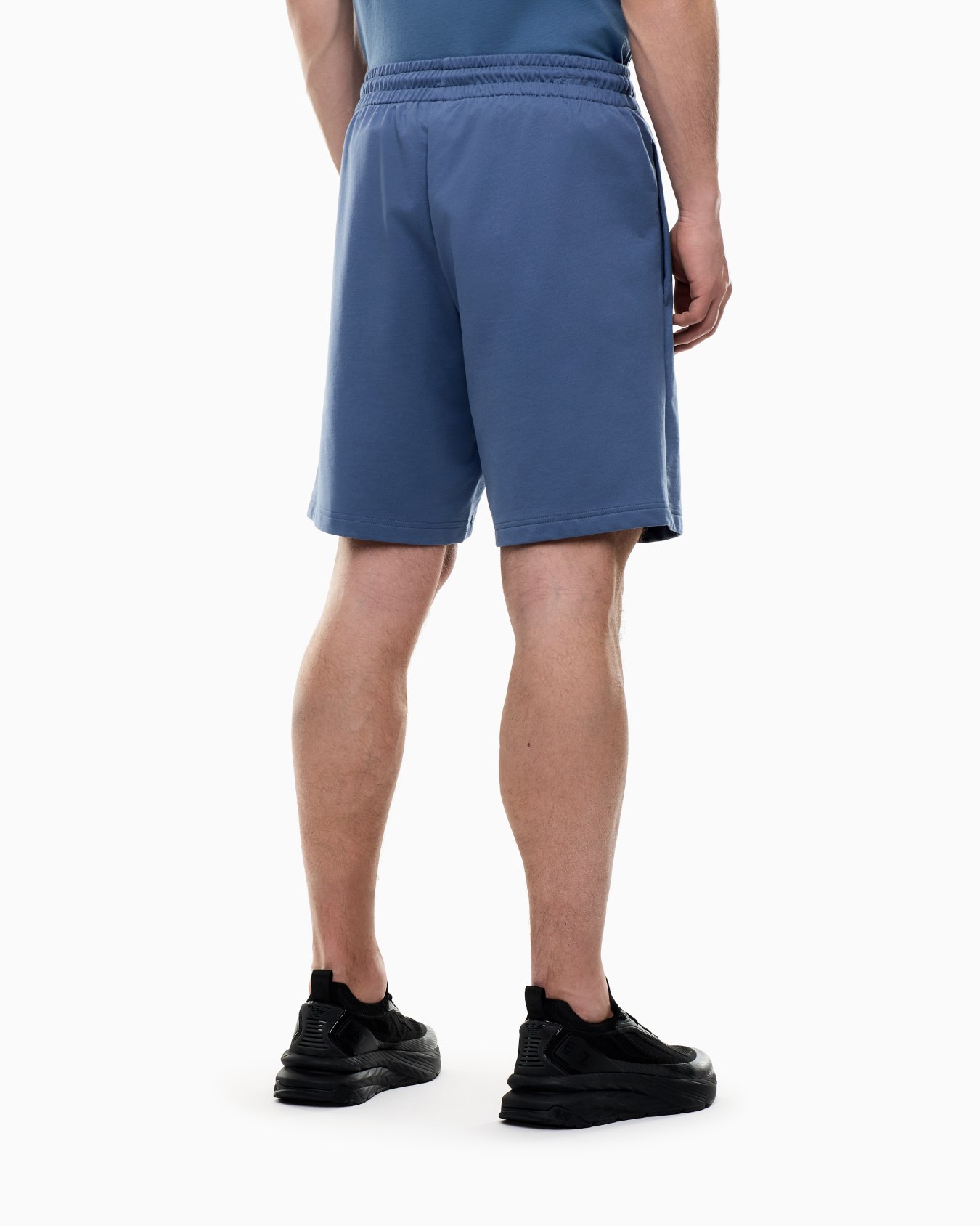 Shorts in Jersey con Logo Laterale Slide 2