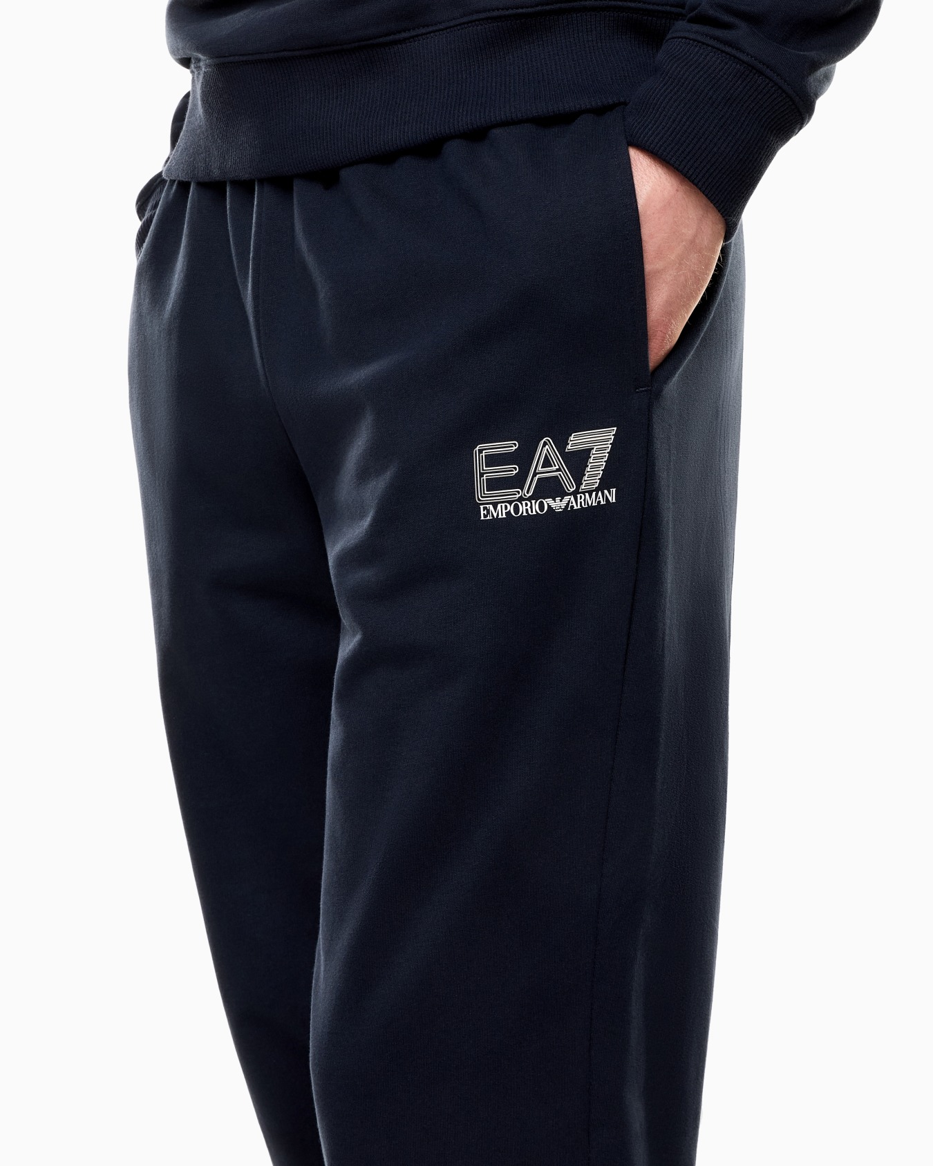 Visibility cotton-jersey tracksuit Slide 4