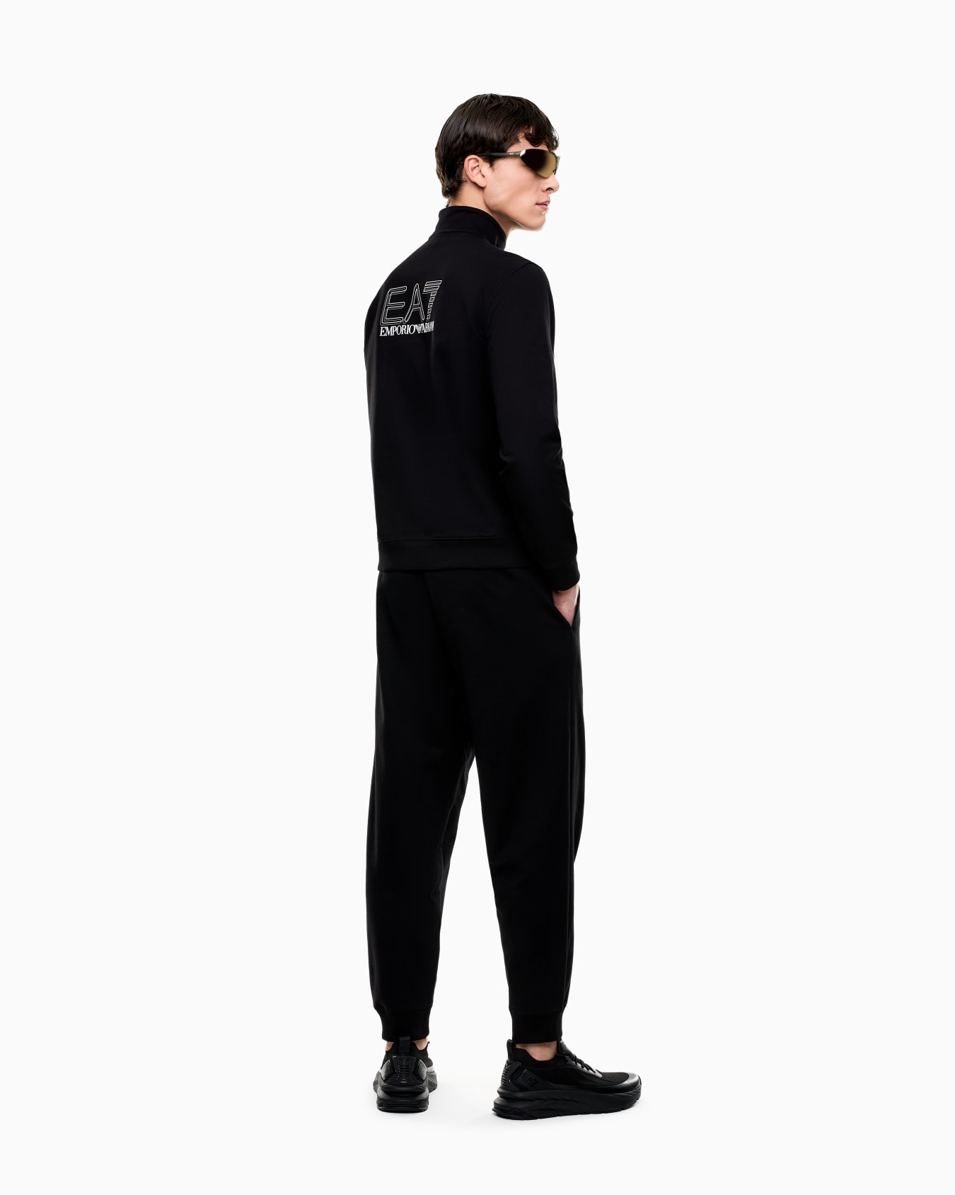 Visibility pure cotton tracksuit Slide 3