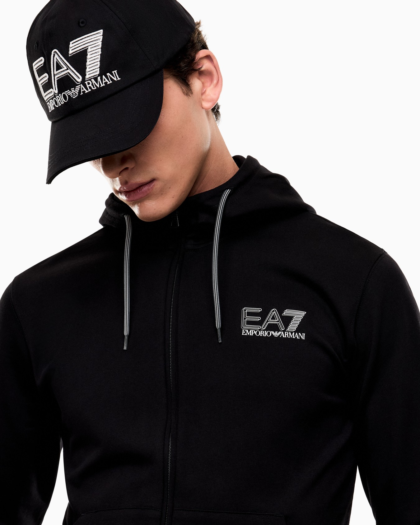 Tuta con cappuccio in puro cotone Slide 4