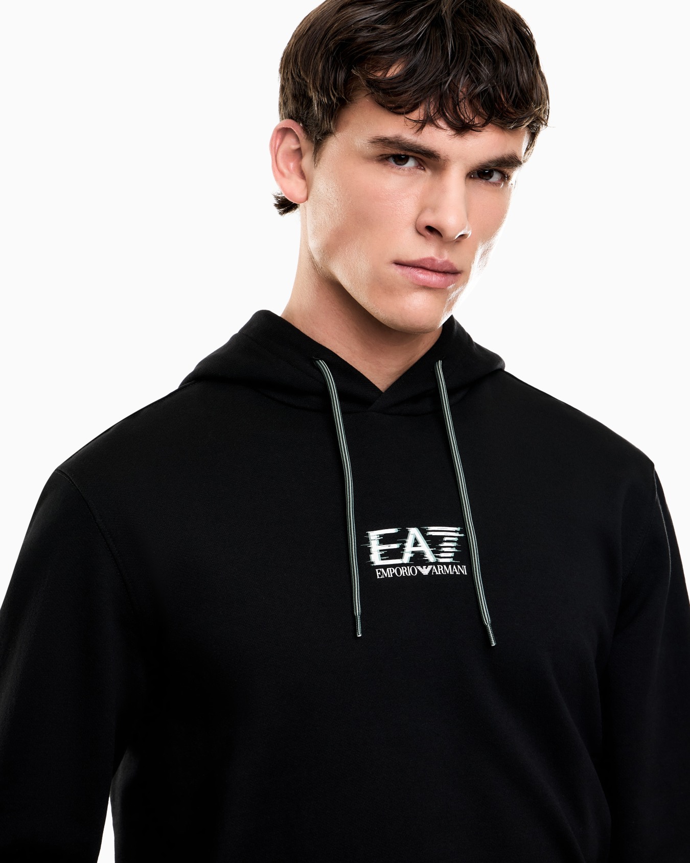 Visibility cotton hooded sweatshirt Slide 5