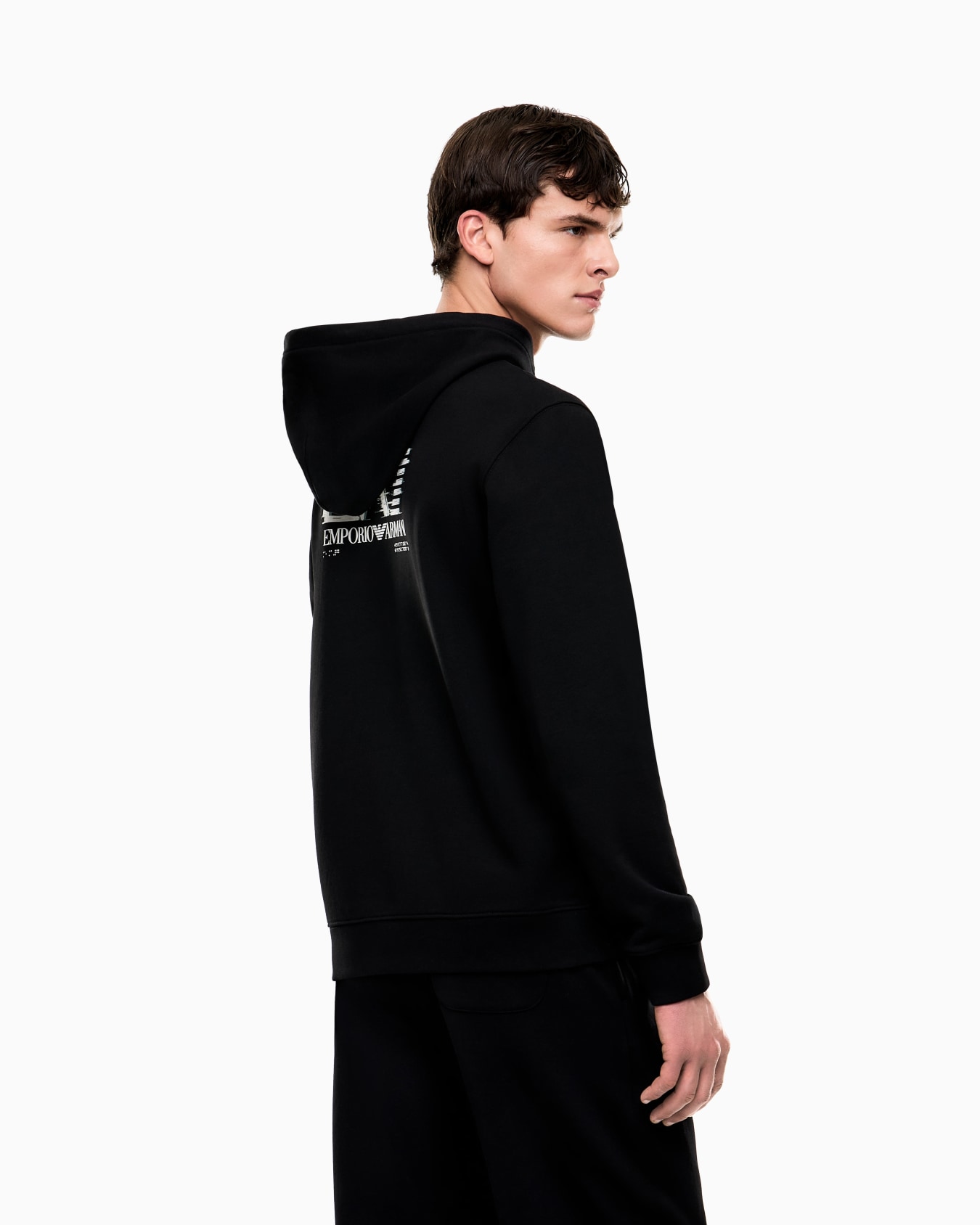 Sweatshirt Visibility mit Kapuze aus Baumwolle Folie 2