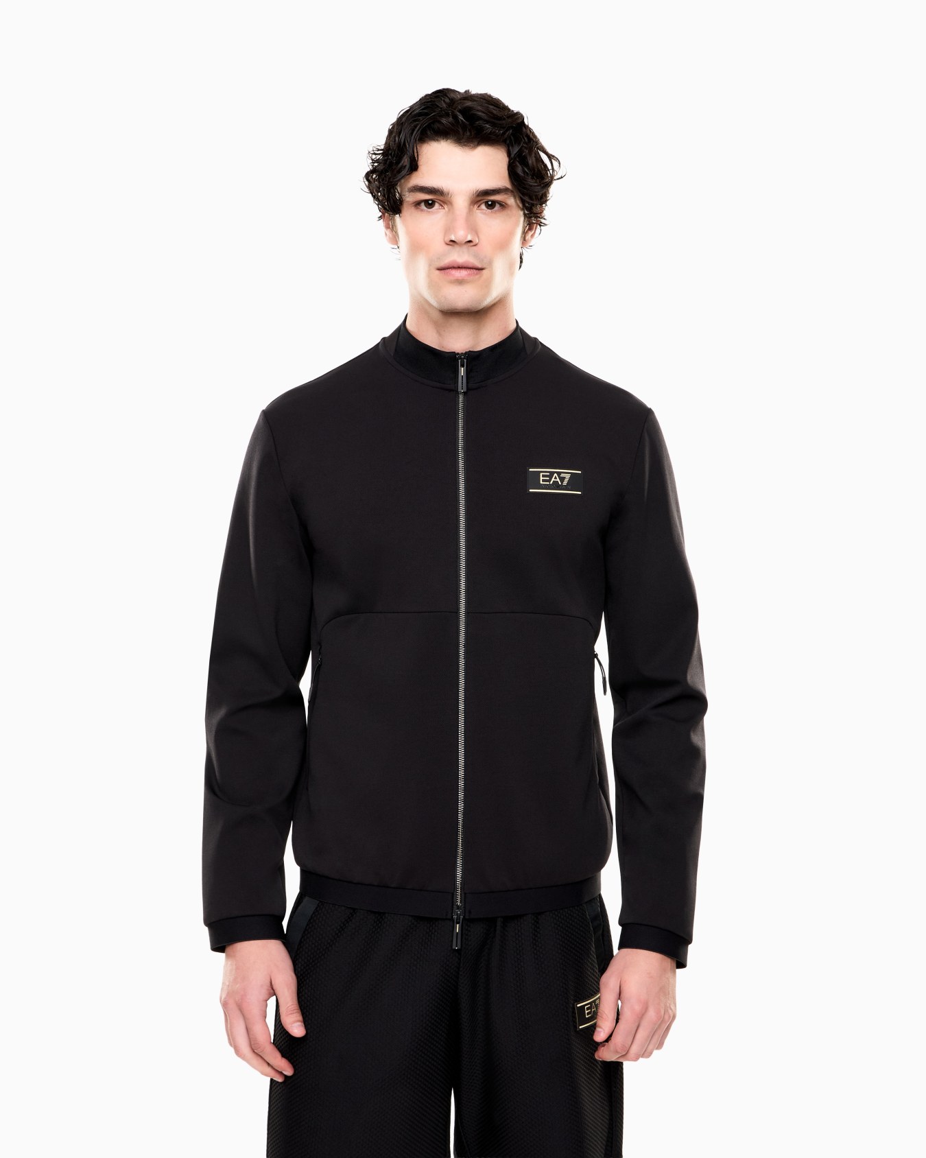 Stretch viscose-blend sweatshirt Slide 3