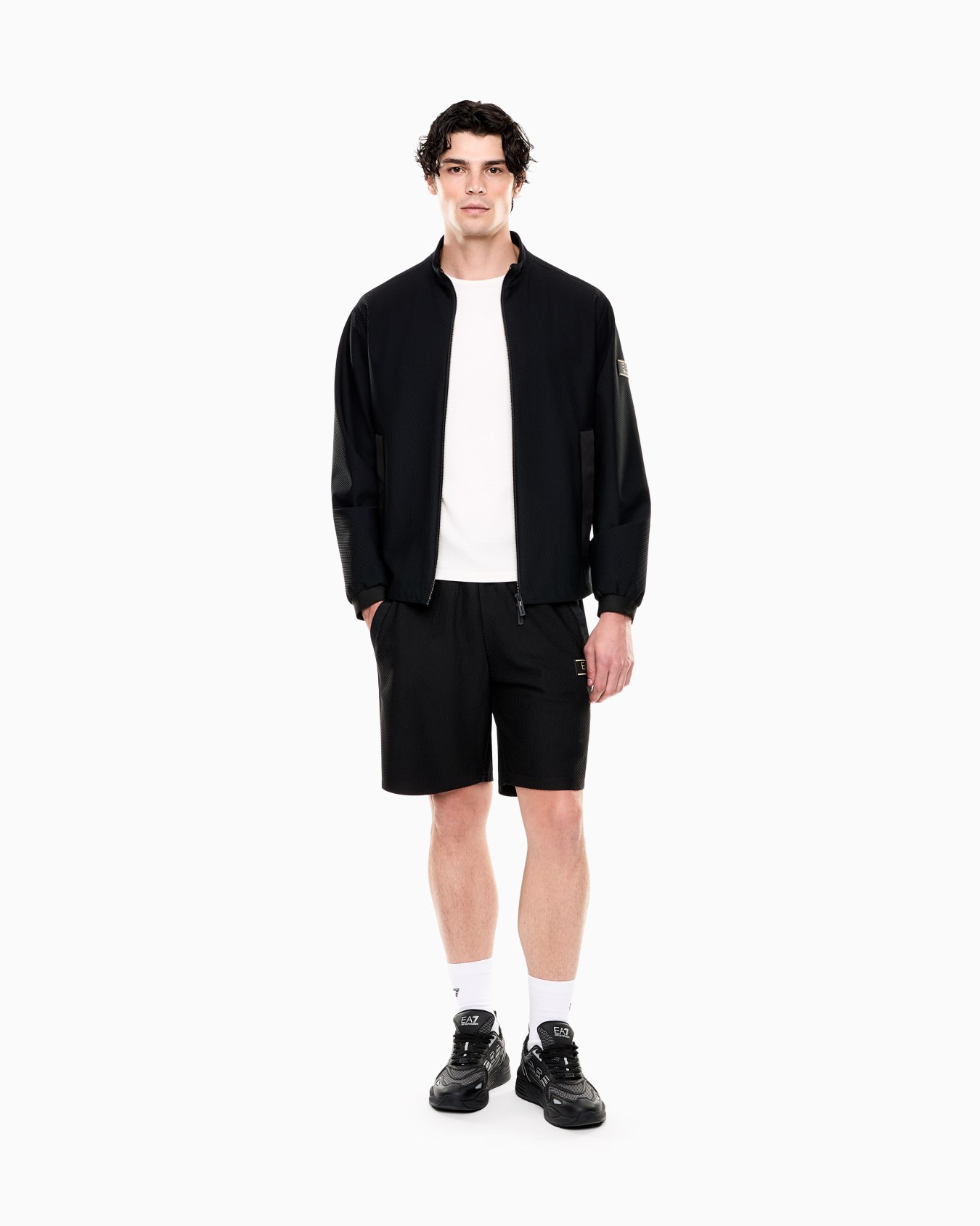 Giacca Premium Label in nylon stretch Slide 1