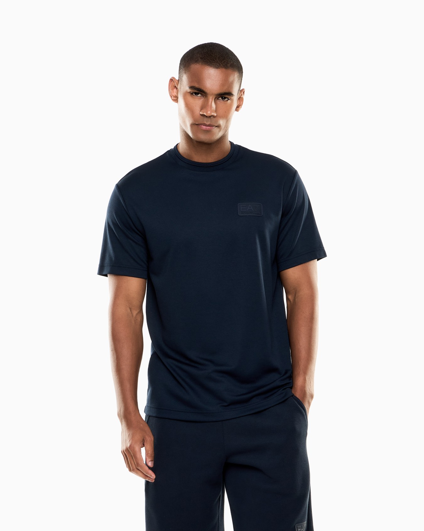 T-shirt Lux Identity in jersey di misto modal Slide 3