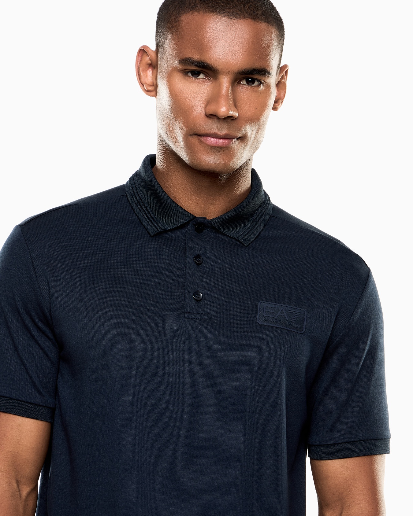 Lux Identity modal-blend polo shirt Slide 4