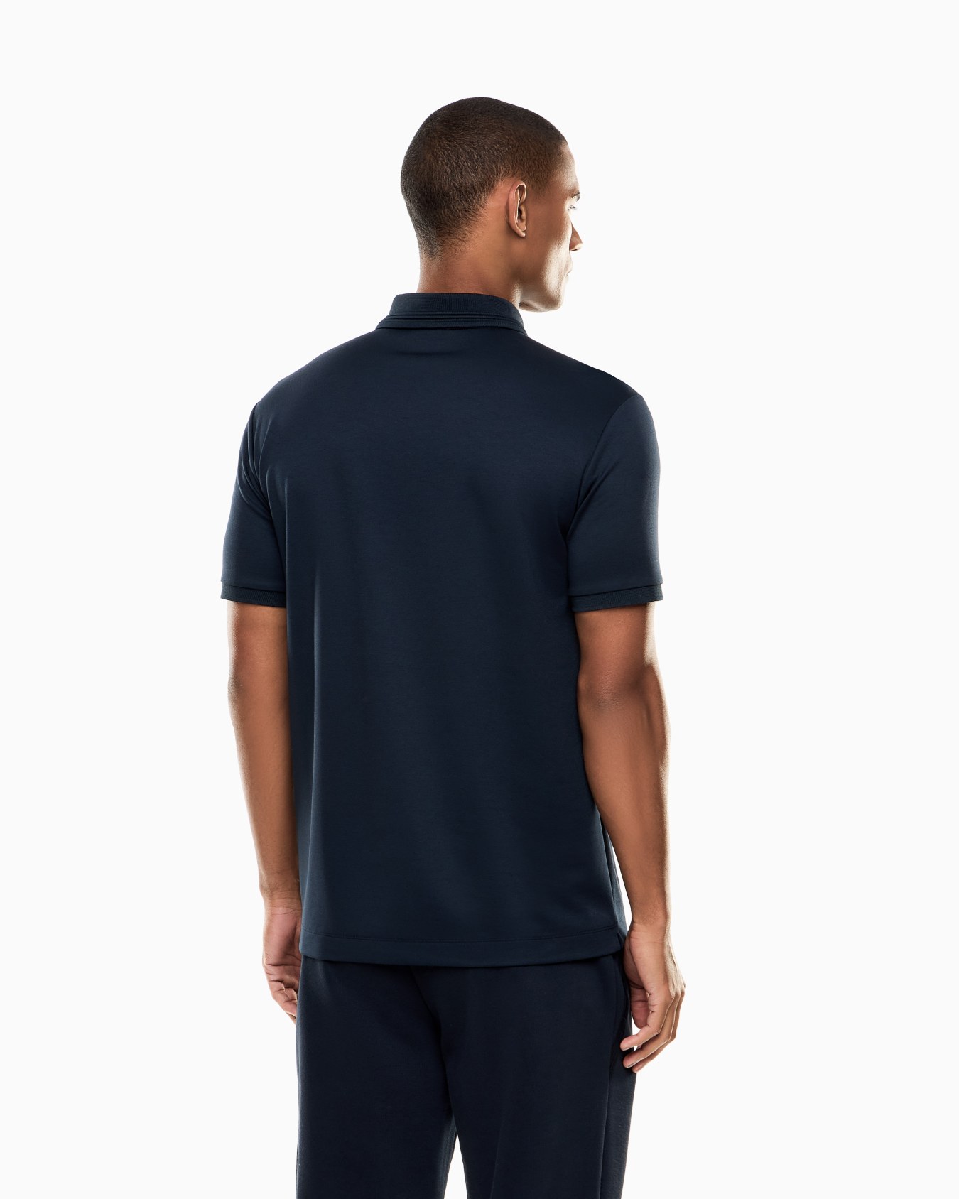 Lux Identity modal-blend polo shirt Slide 2