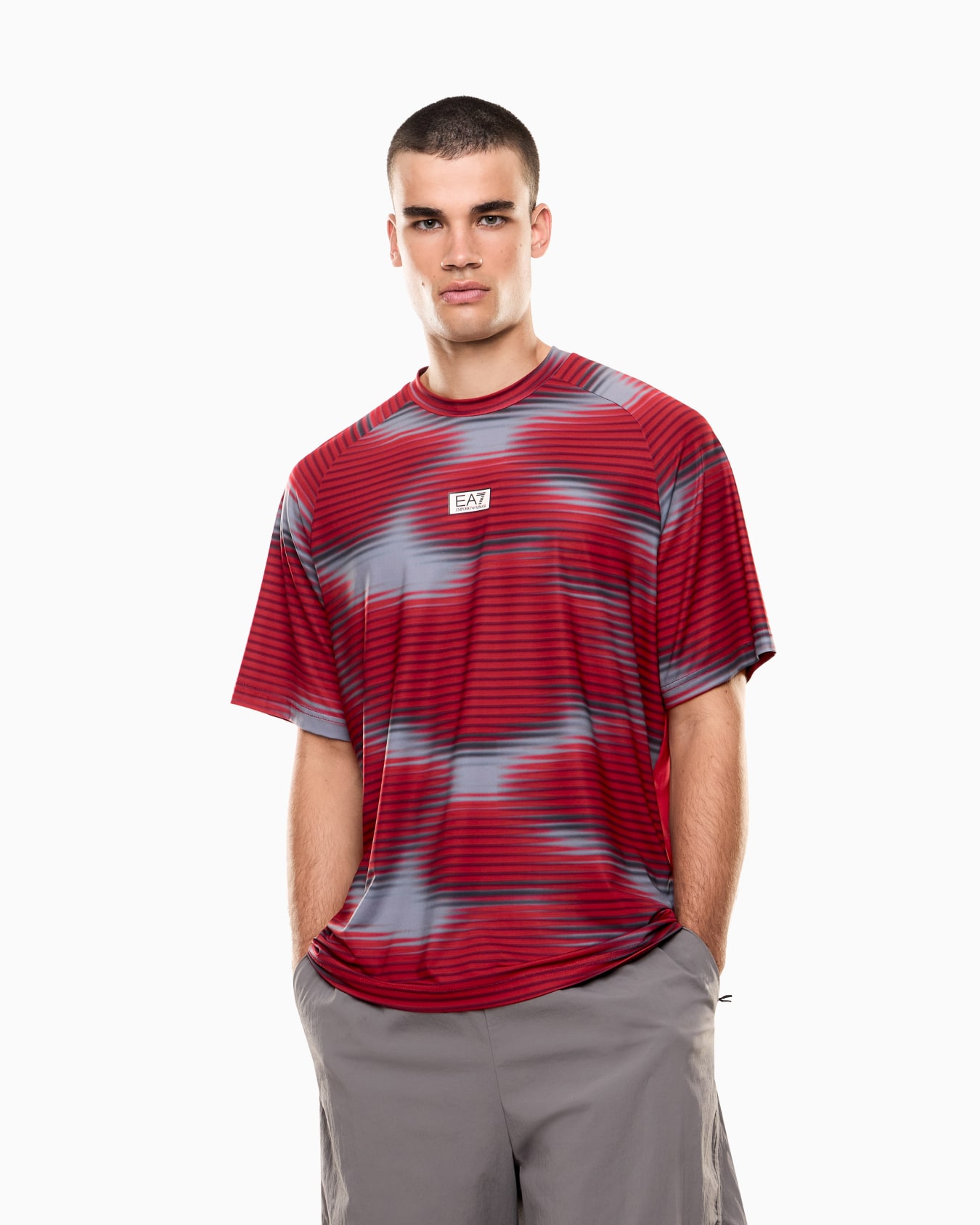 T-shirt con stampa Dynamic Athlete in tessuto tecnico VENTUS7 Slide 3