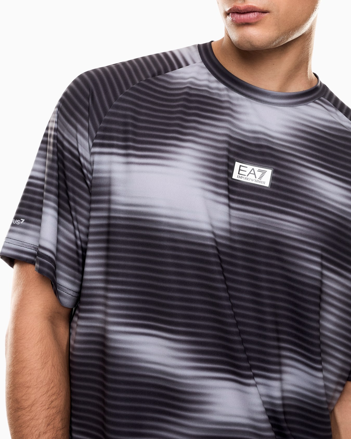 T-shirt con stampa Dynamic Athlete in tessuto tecnico VENTUS7 Slide 3