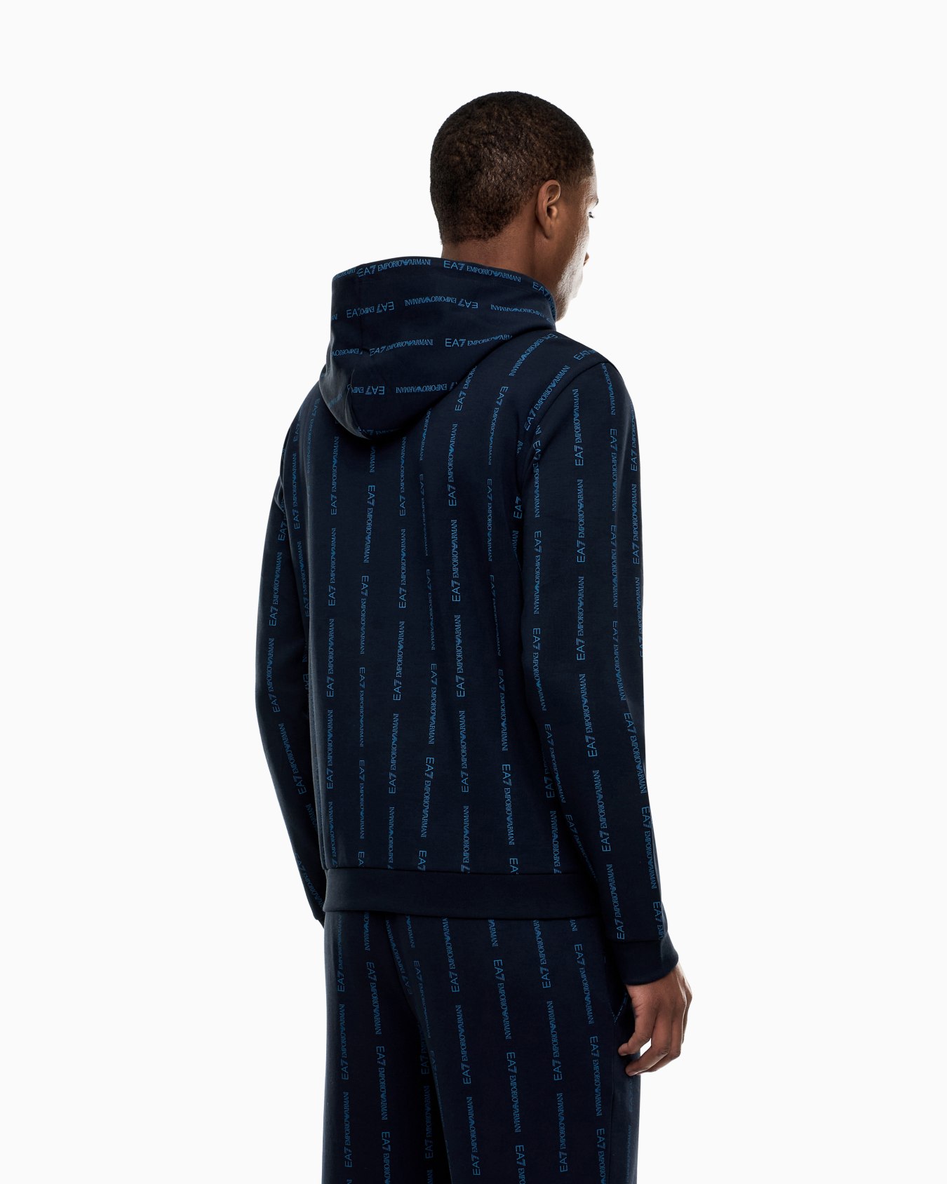 Graphic Series cotton-blend hooded zip-up sweatshirt Slide 2