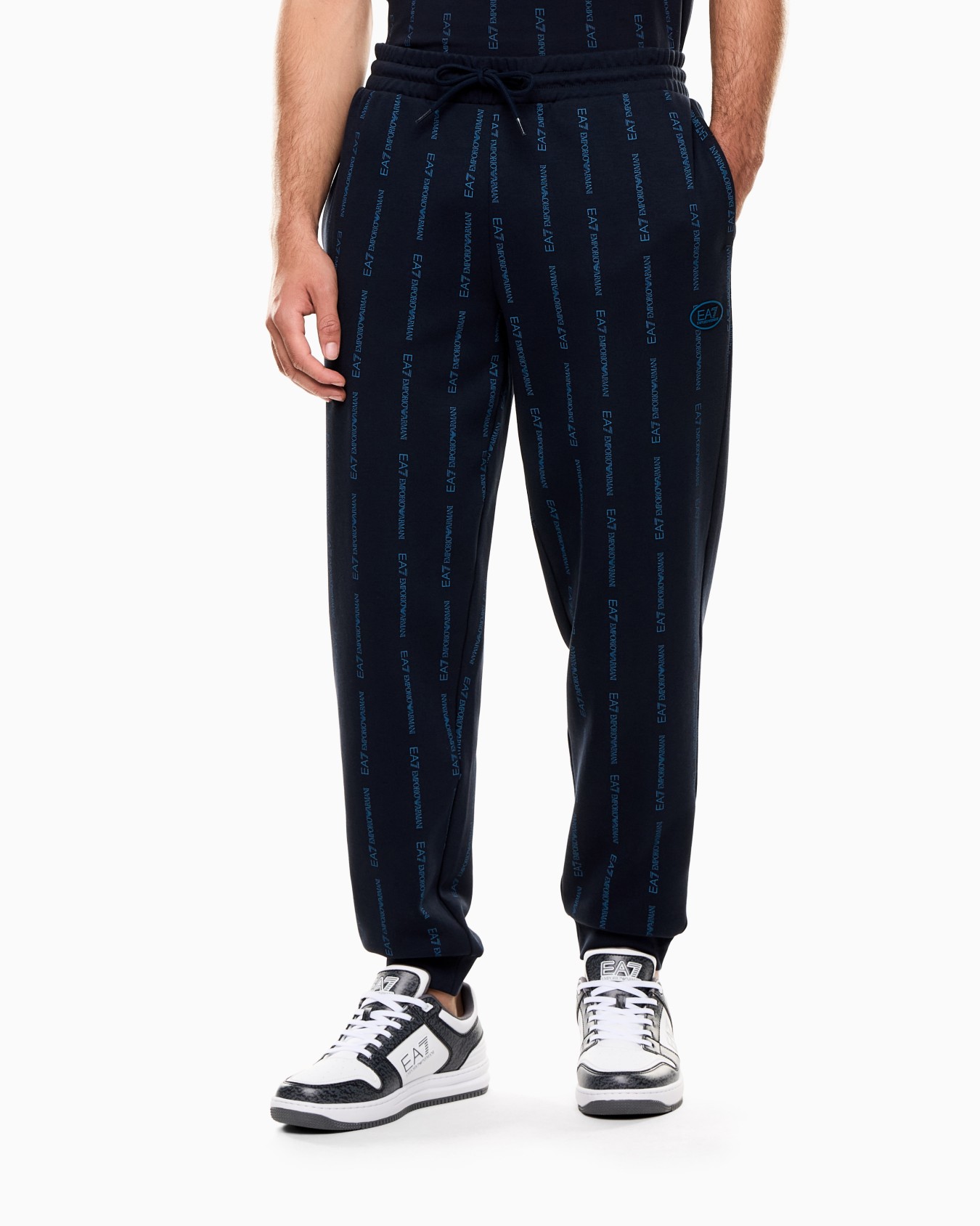 Pantalones de chándal en mezcla de algodón Graphic Series Diapositiva 3