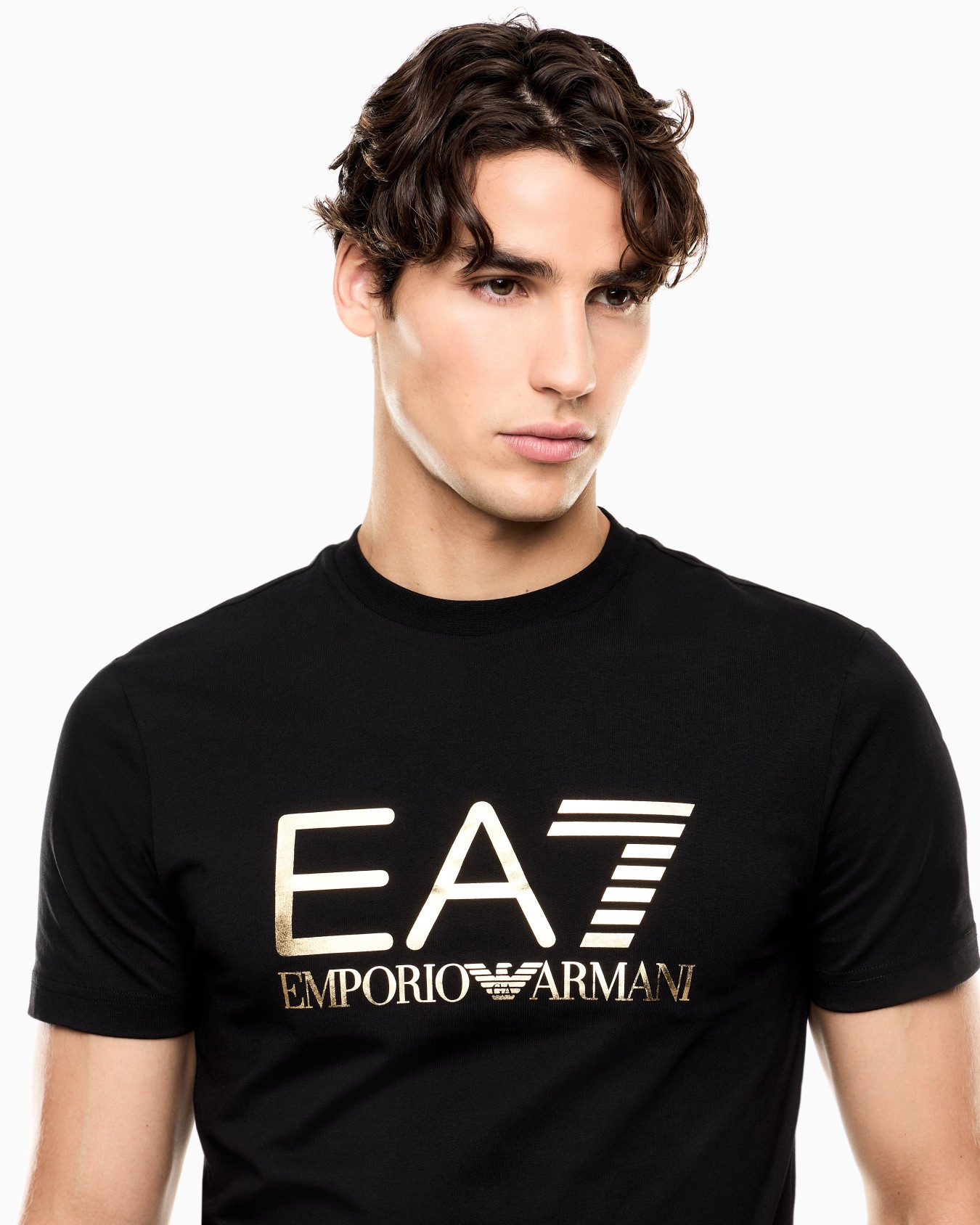 Sudadera de cuello redondo de algodón Core Identity Diapositiva 4