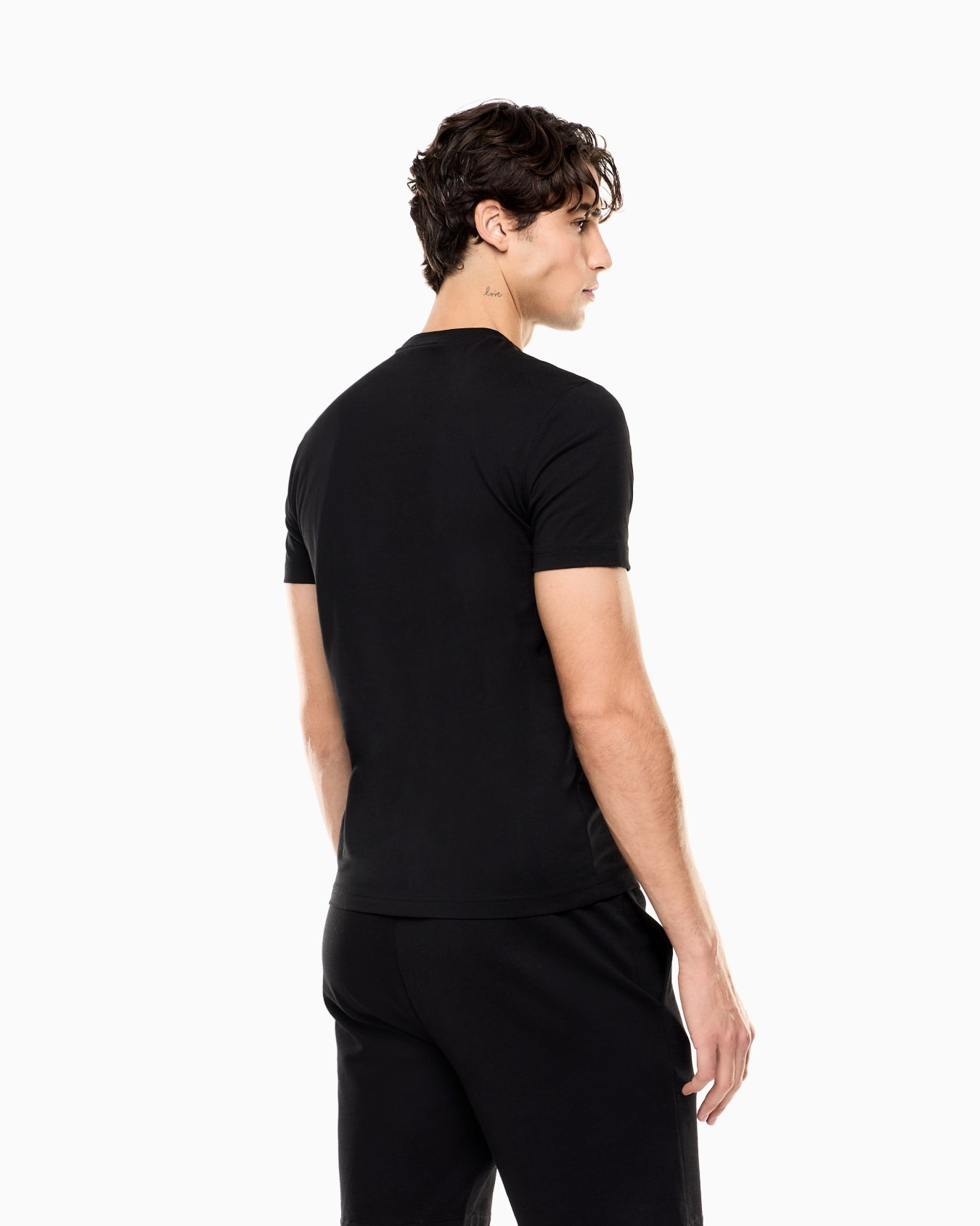 Sudadera de cuello redondo de algodón Core Identity Diapositiva 2