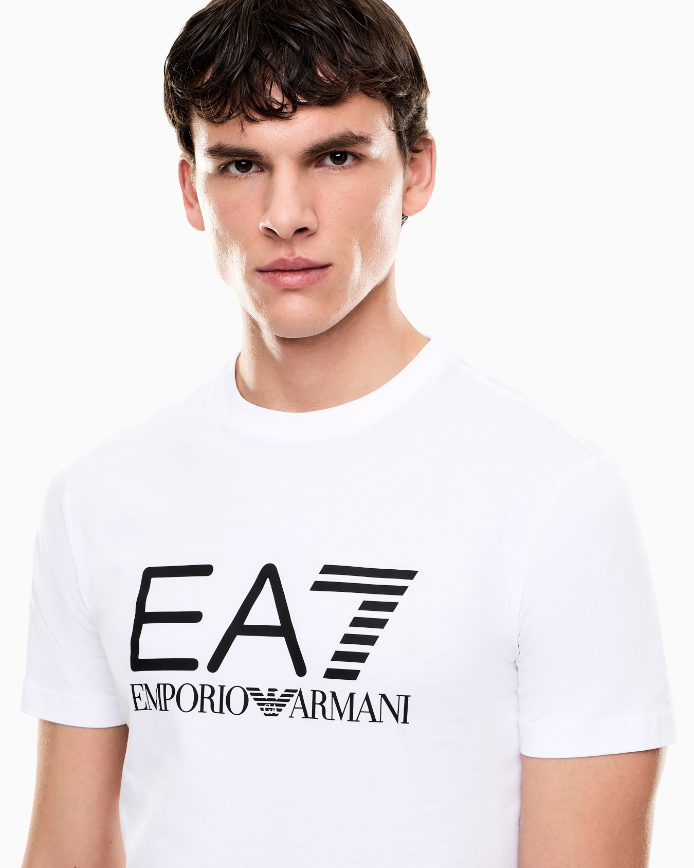 T-shirt Core Identity in jersey di cotone Slide 5