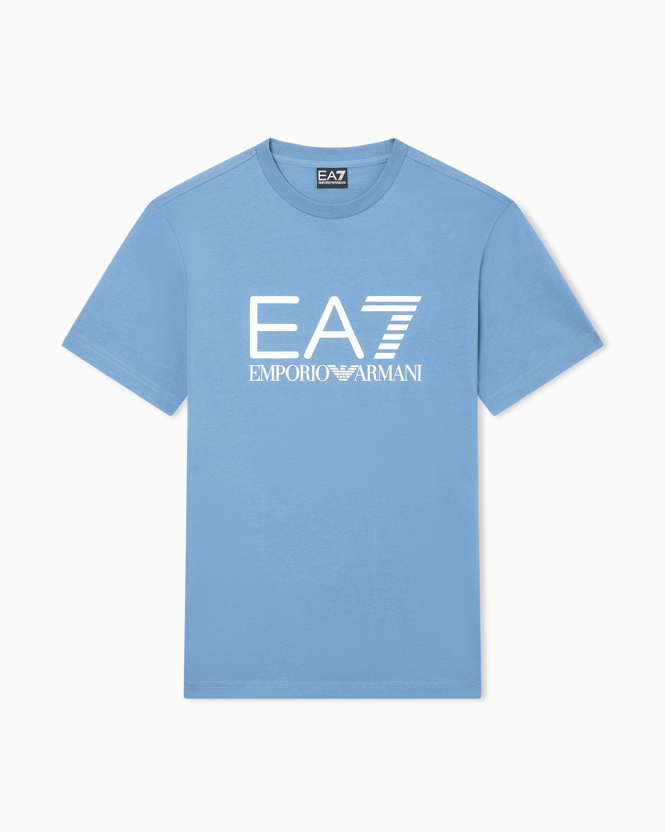 Cotton jersey T-shirt with logo Slide 0