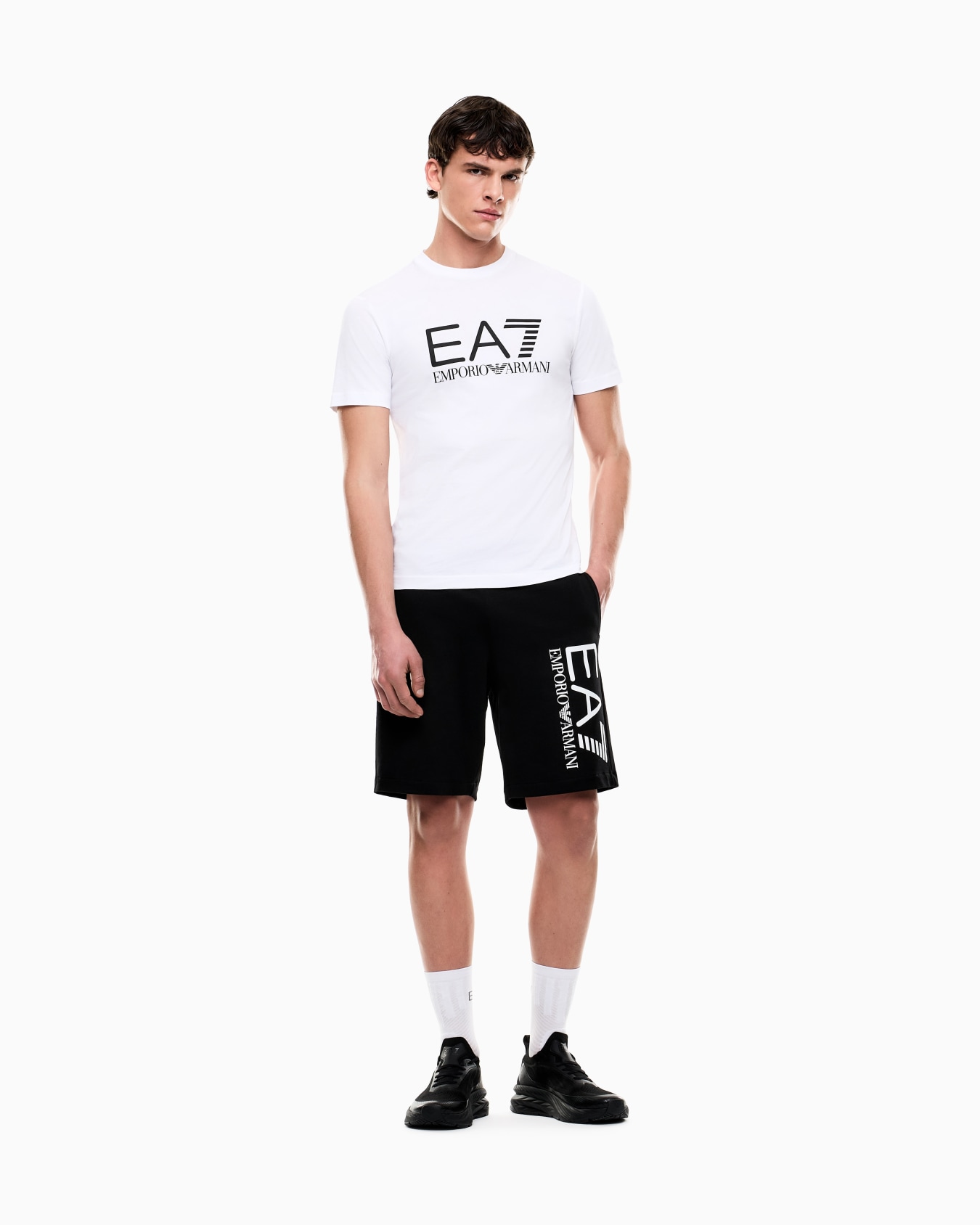 Core Identity cotton shorts Slide 1