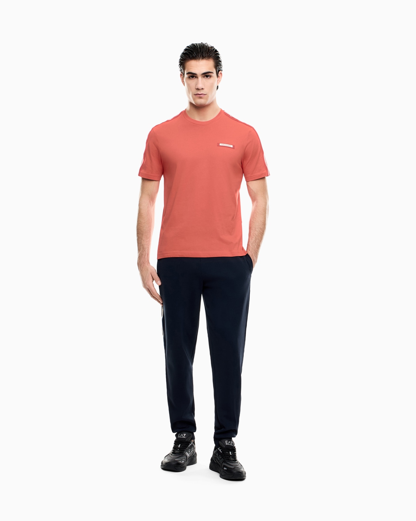 Logo Series cotton crew-neck T-shirt Slide 1