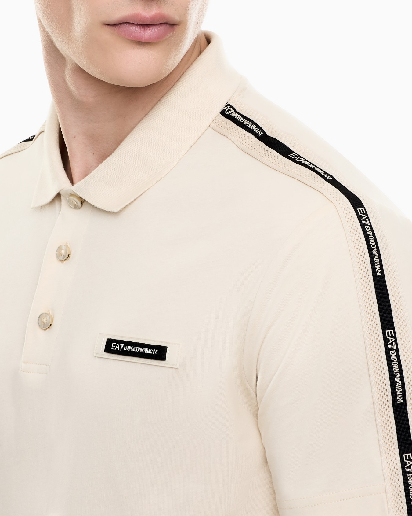 Logo Series cotton-jersey polo shirt Slide 4