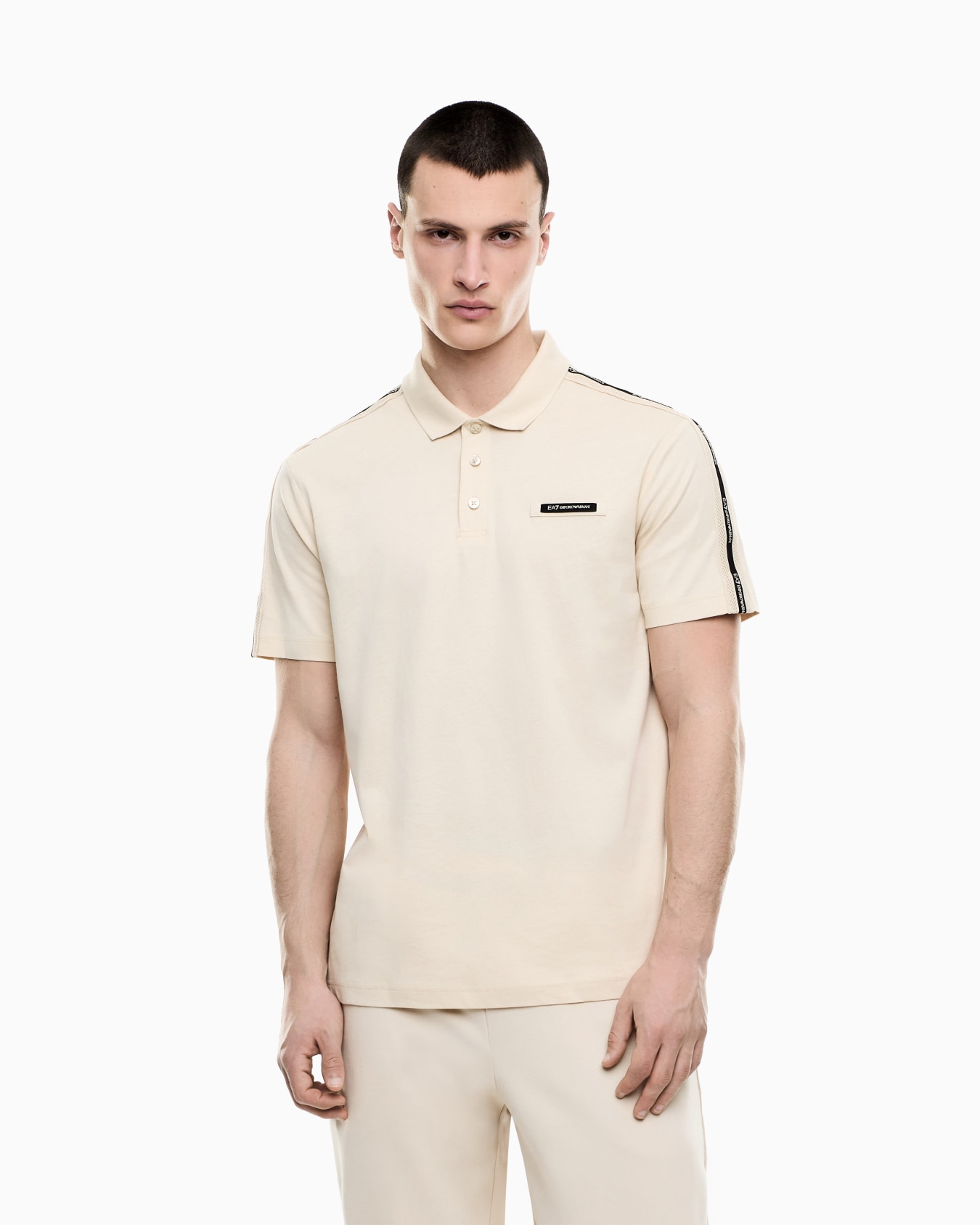 Logo Series cotton-jersey polo shirt Slide 3