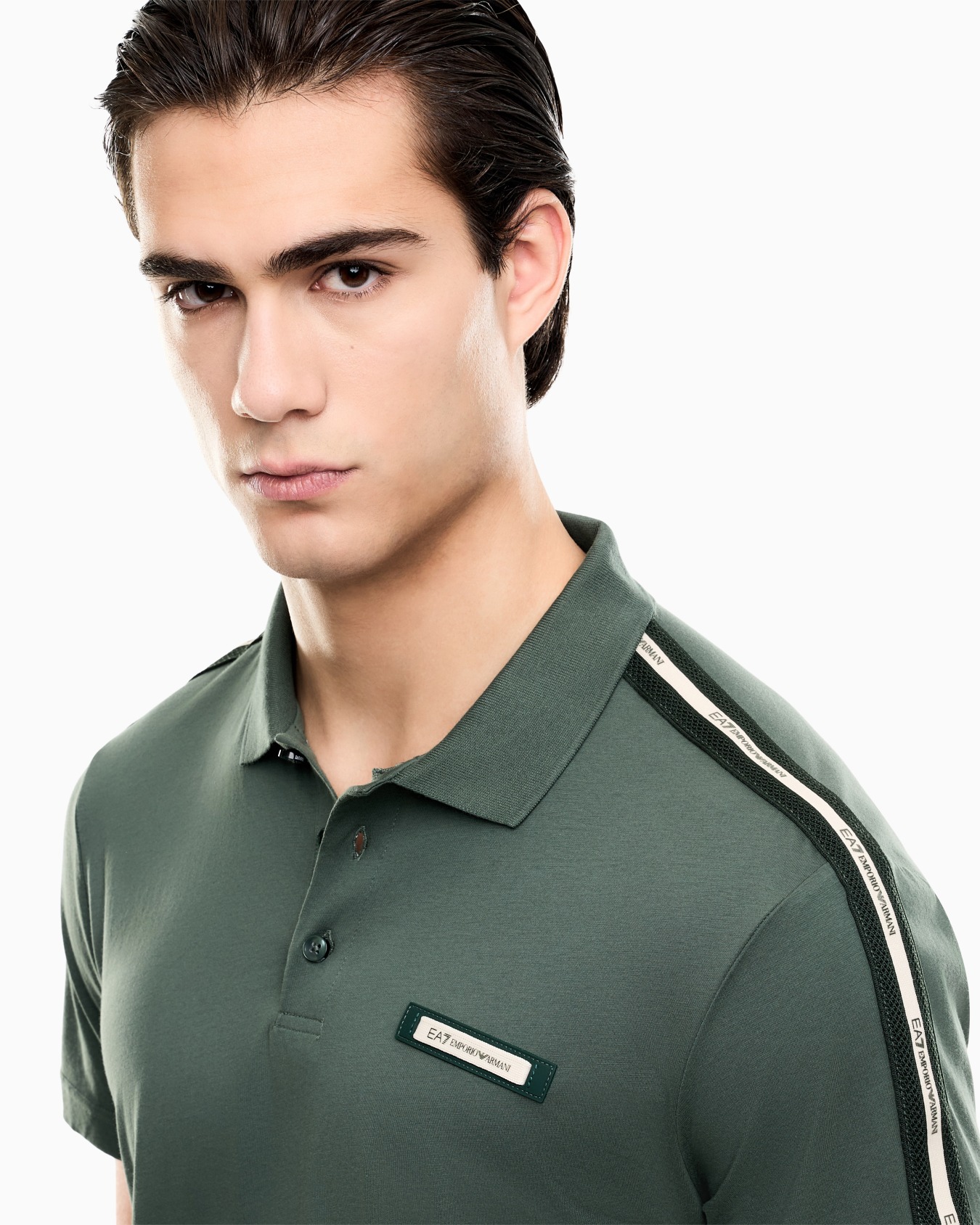 Logo Series cotton-jersey polo shirt Slide 4