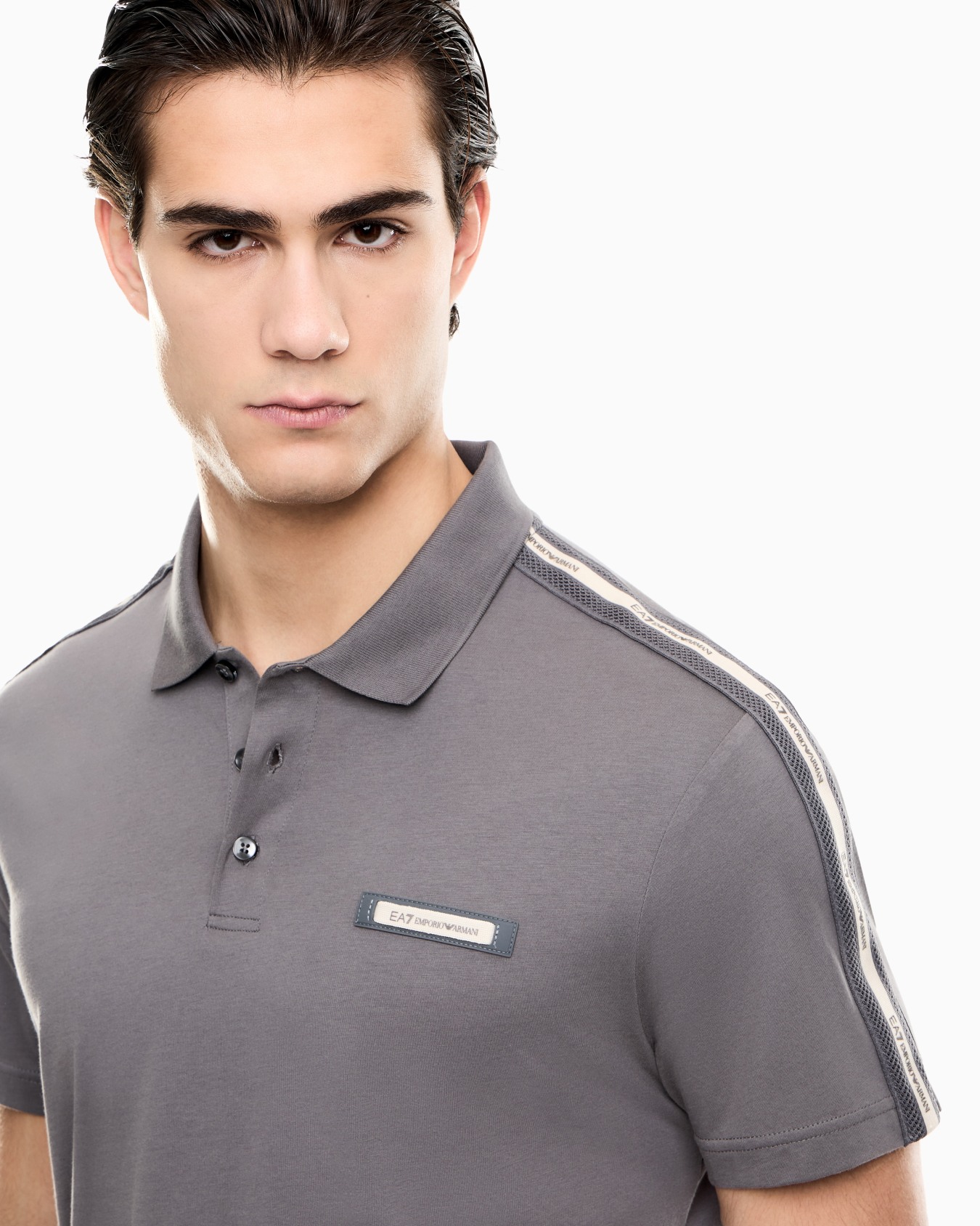 Logo Series cotton-jersey polo shirt Slide 4