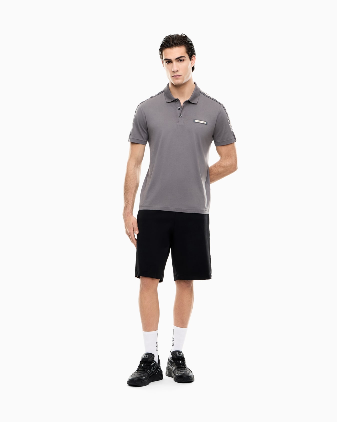 Polo Logo Series en jersey de coton Diapositive 1