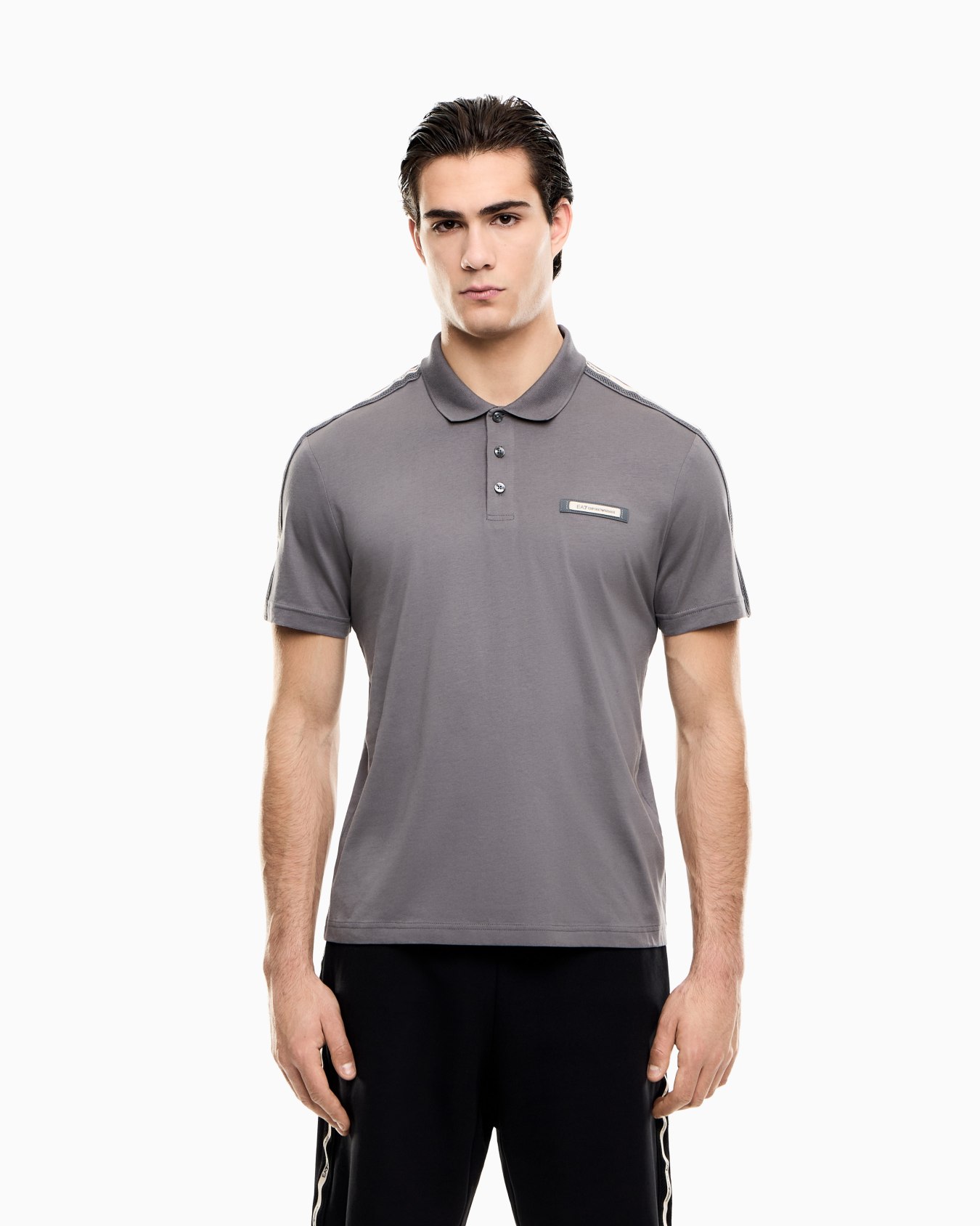 Polo Logo Series en jersey de coton Diapositive 3