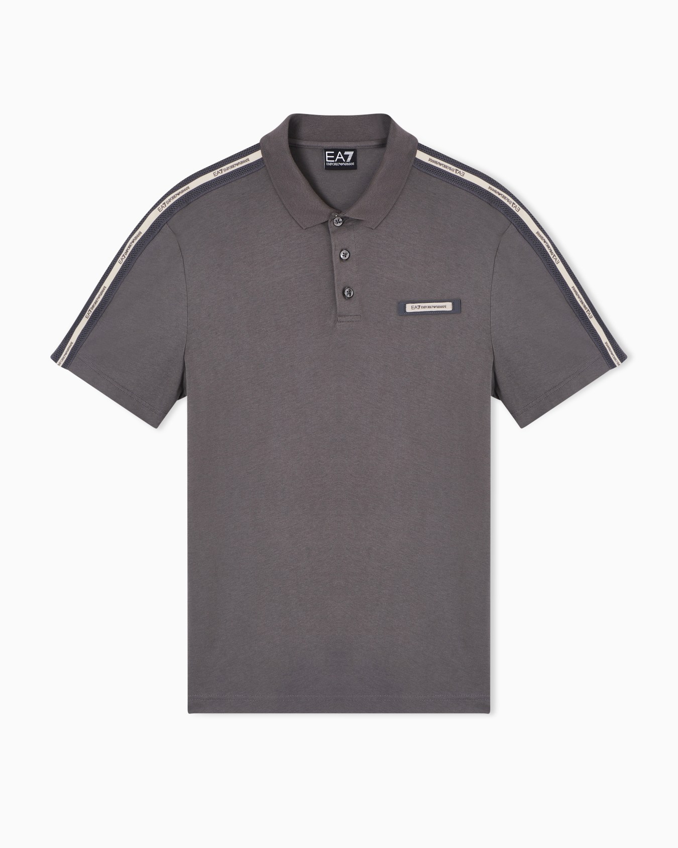 Logo Series cotton-jersey polo shirt Slide 0