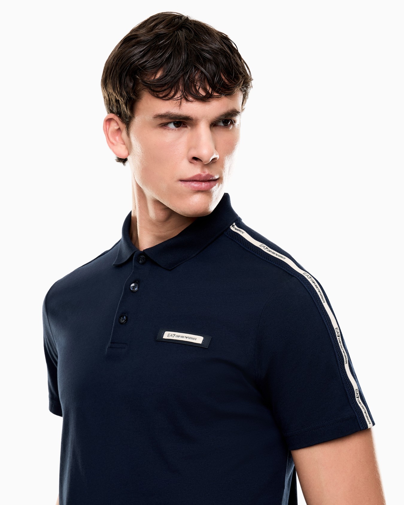 Polo Logo Series en jersey de coton Diapositive 5