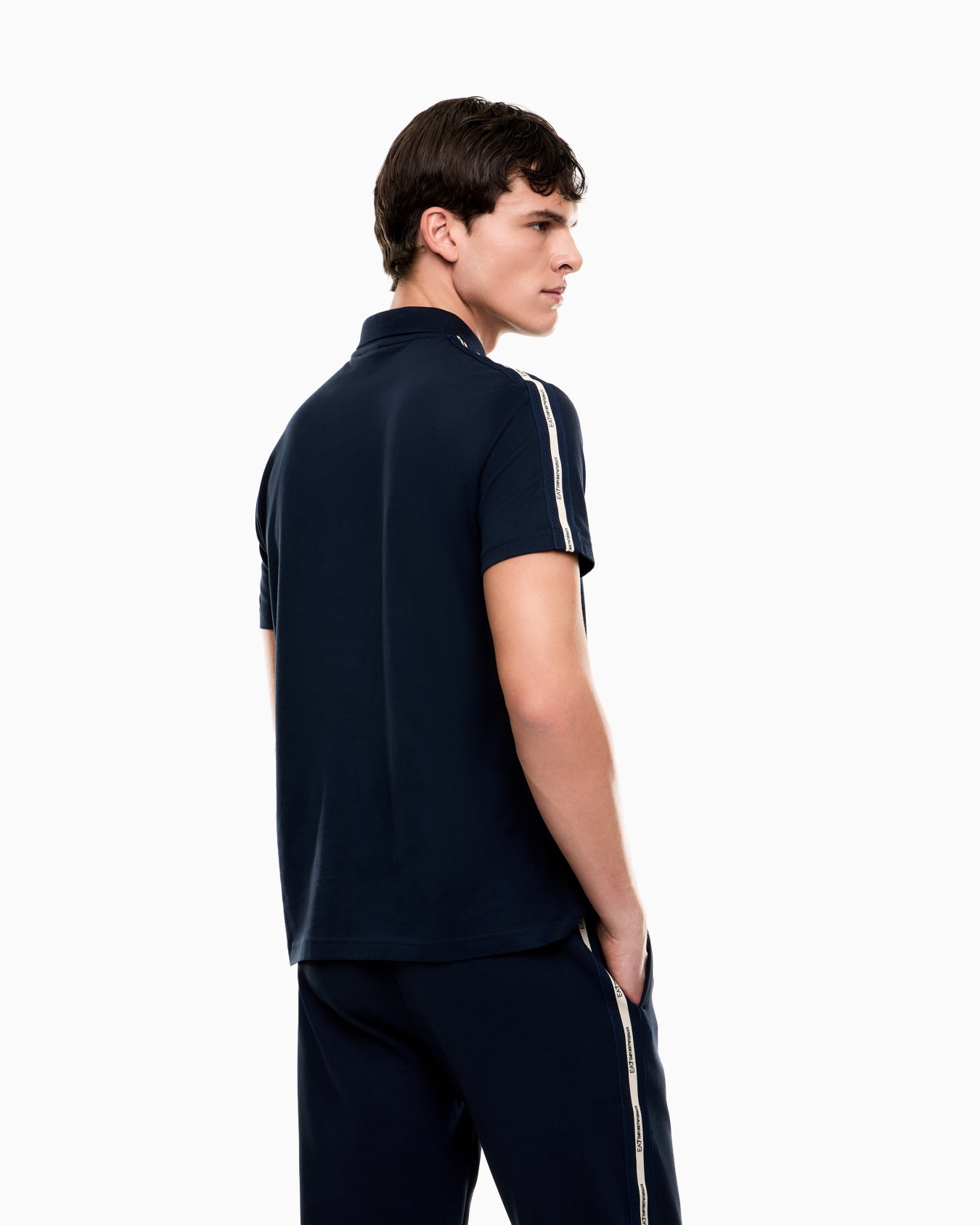 Polo Logo Series en jersey de coton Diapositive 3