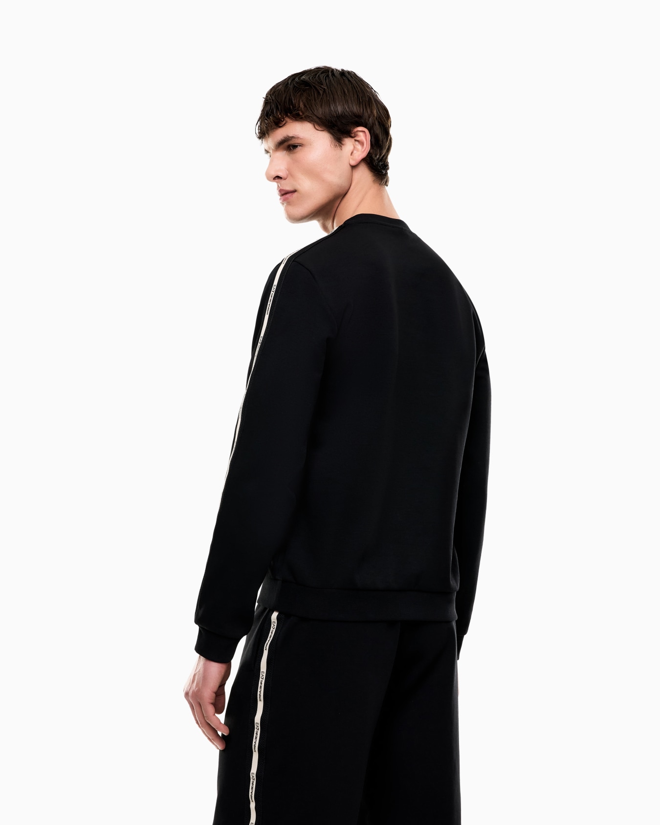 Logo Series cotton-blend interlock sweatshirt Slide 2